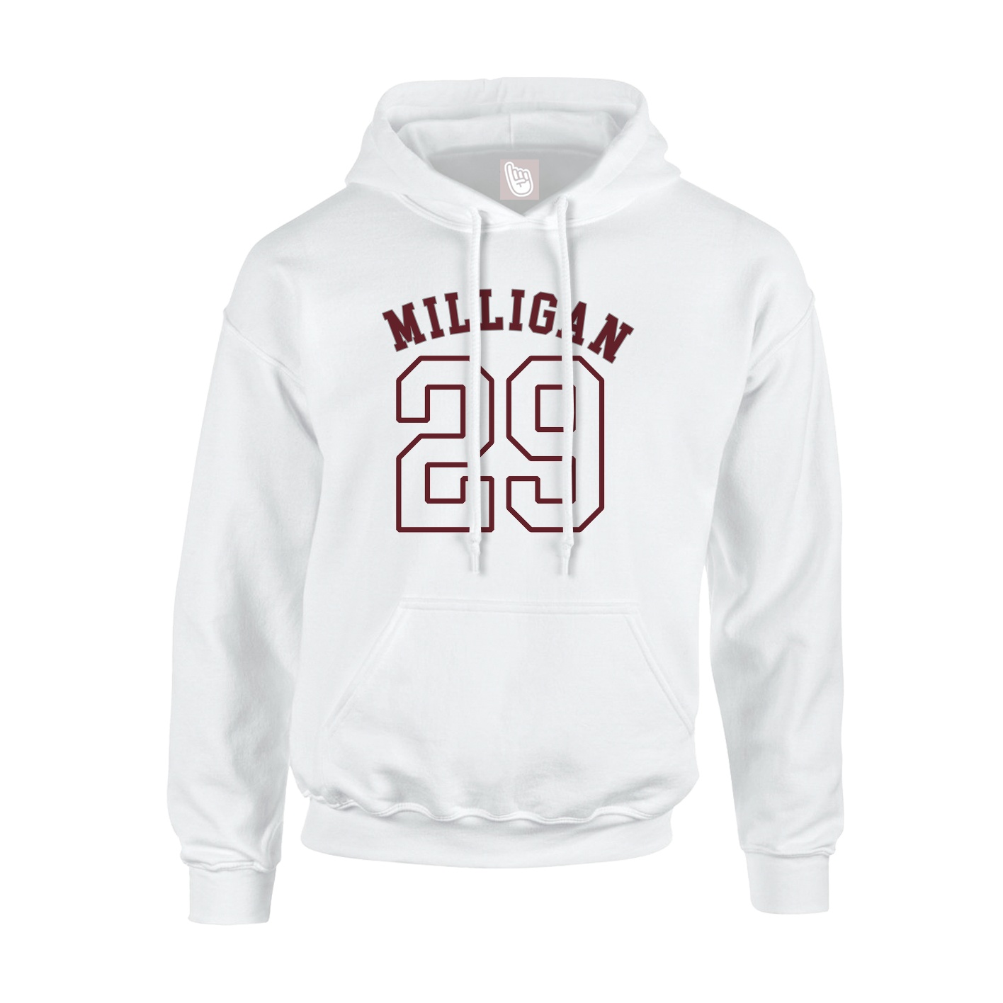 Hoodie — Shirsey Arch in White