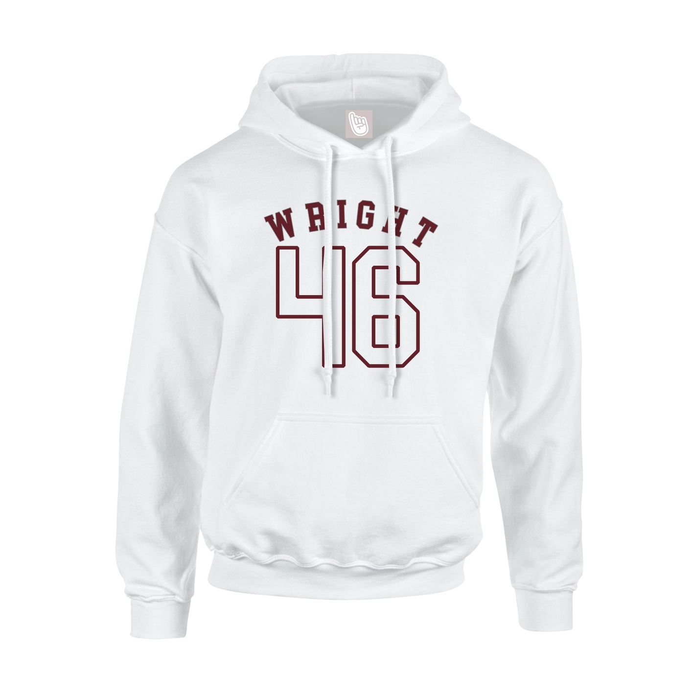 Hoodie — Shirsey Arch in White