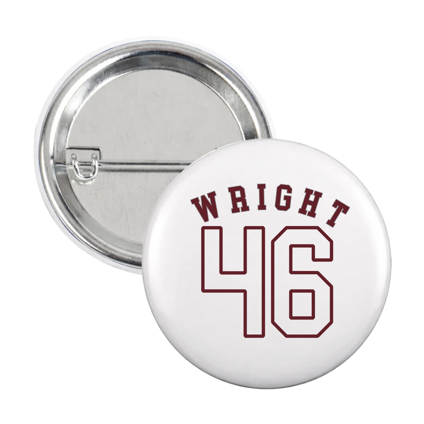 Game Day Button — Shirsey Arch in White