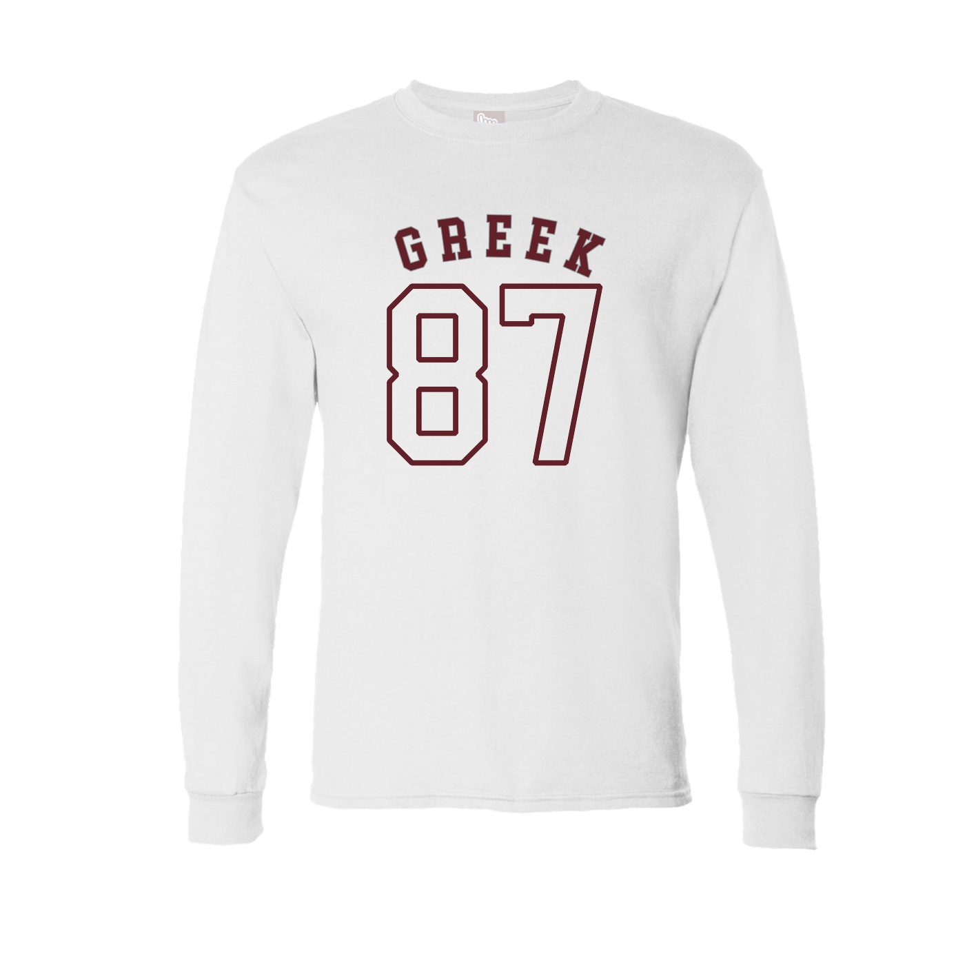 Long Sleeve Tee — Shirsey Arch in White
