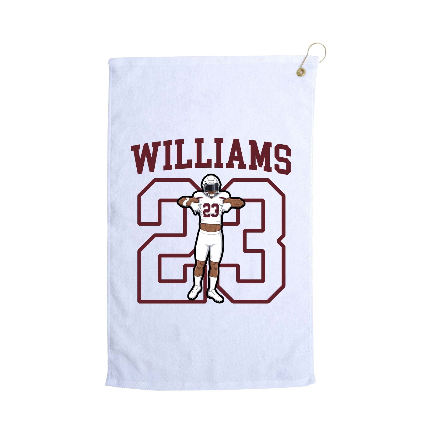 Golf Towel — Shirsey in White