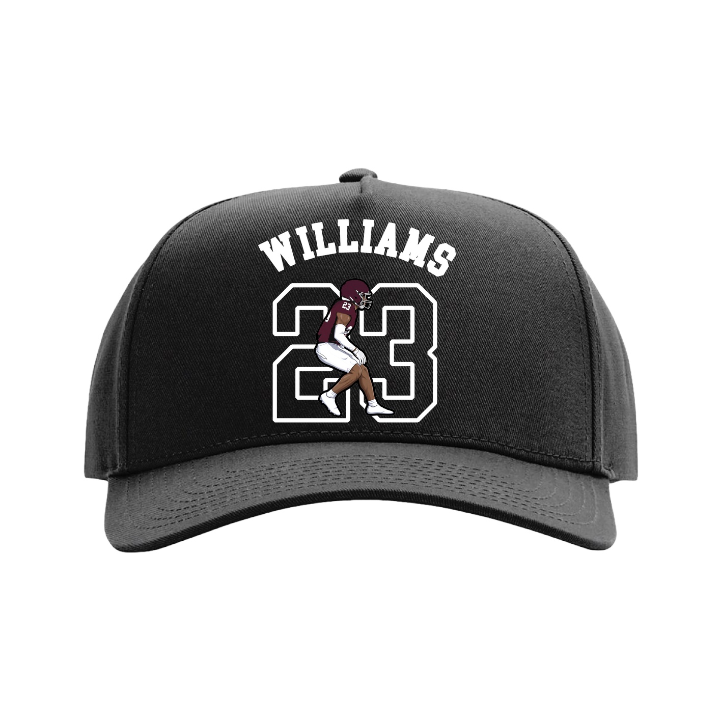 Full Fabric Five-Panel Champ Cap