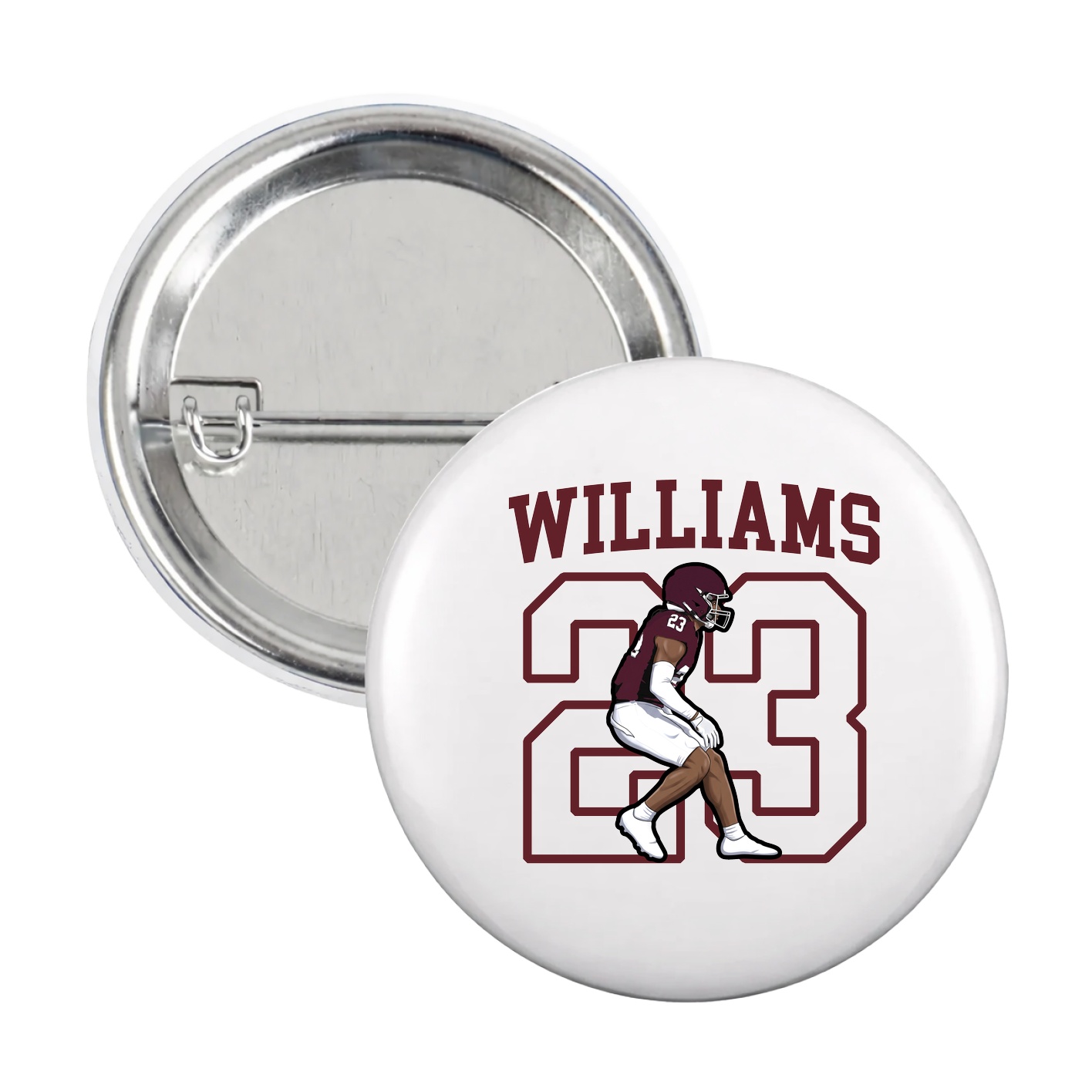 Game Day Button — Shirsey in White