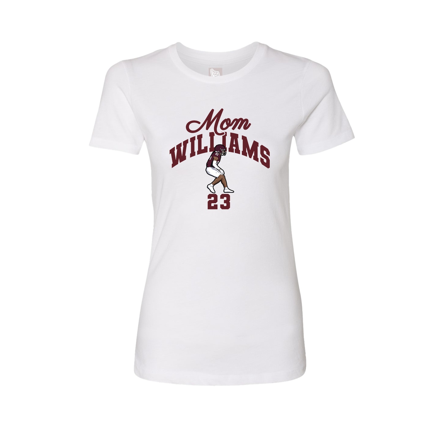 Womens Tee — Mothers Day Arch in White
