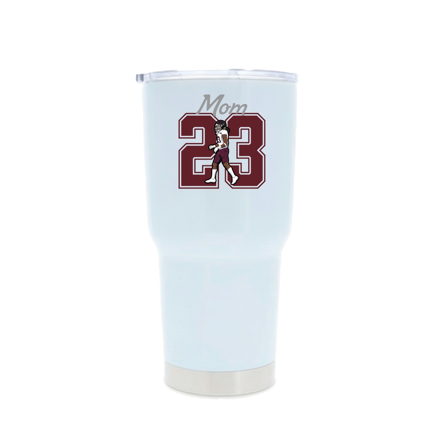 30oz Stainless Steel Tumbler — Mothers Day Shirsey in White