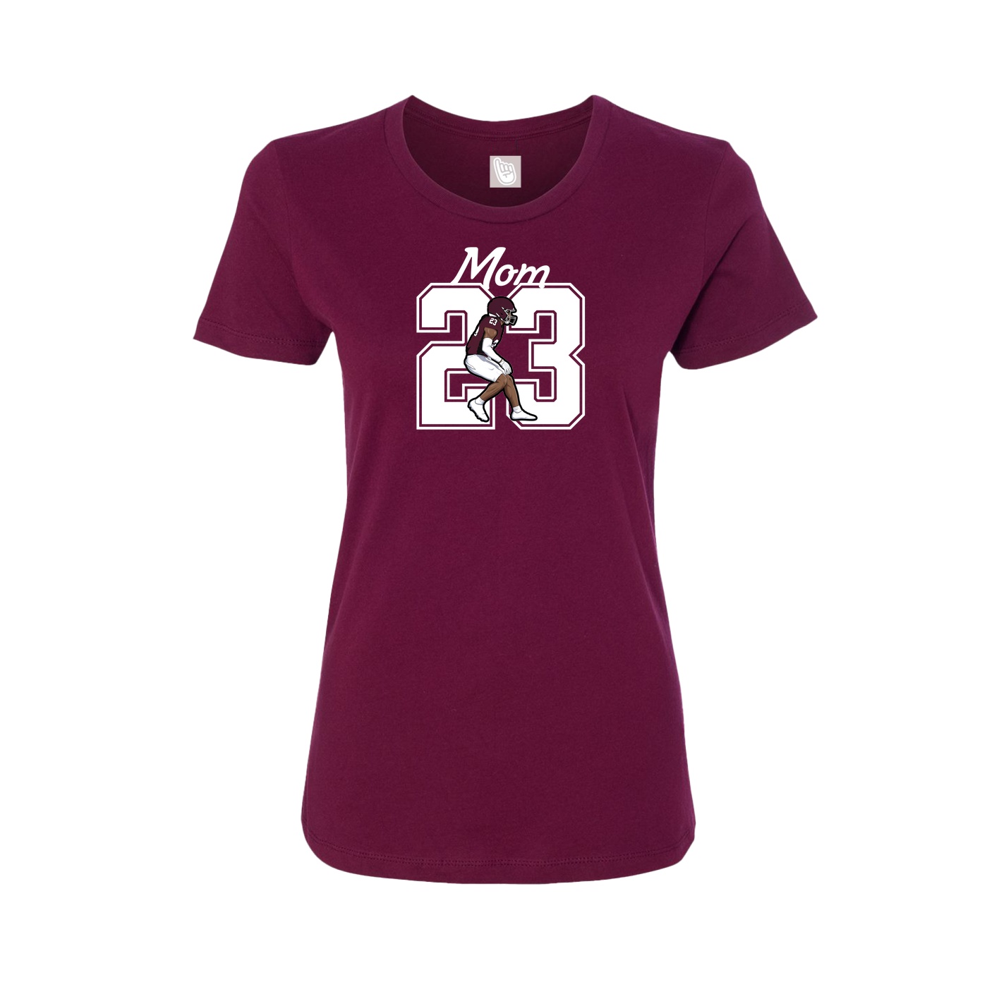 Womens Tee — Mothers Day Shirsey in Maroon