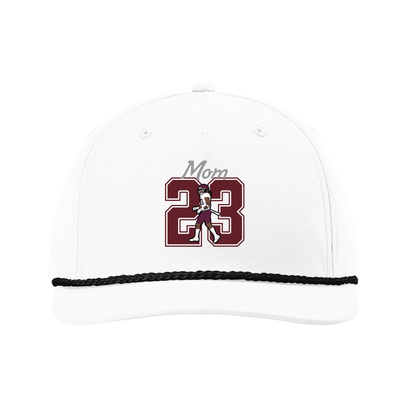 Five-Panel Classic Rope Cap — Mothers Day Shirsey in White