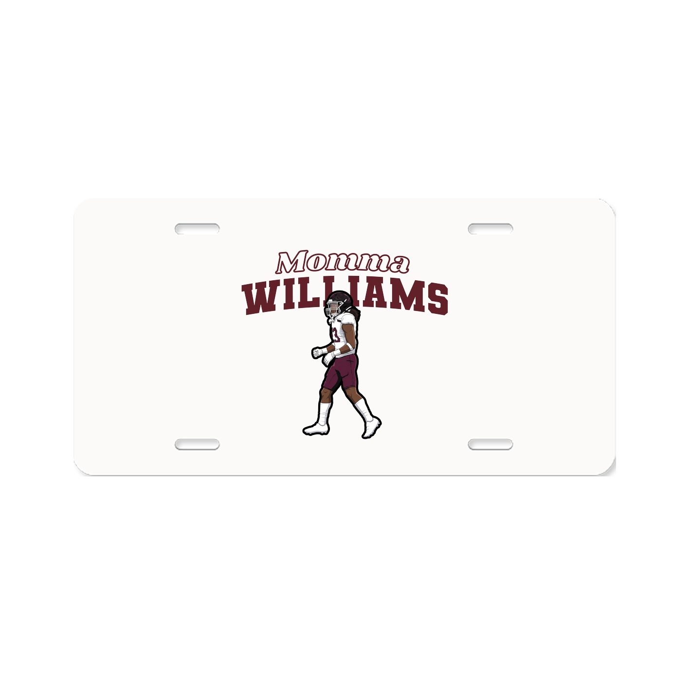 License Plate — Mothers Day Block in Classic