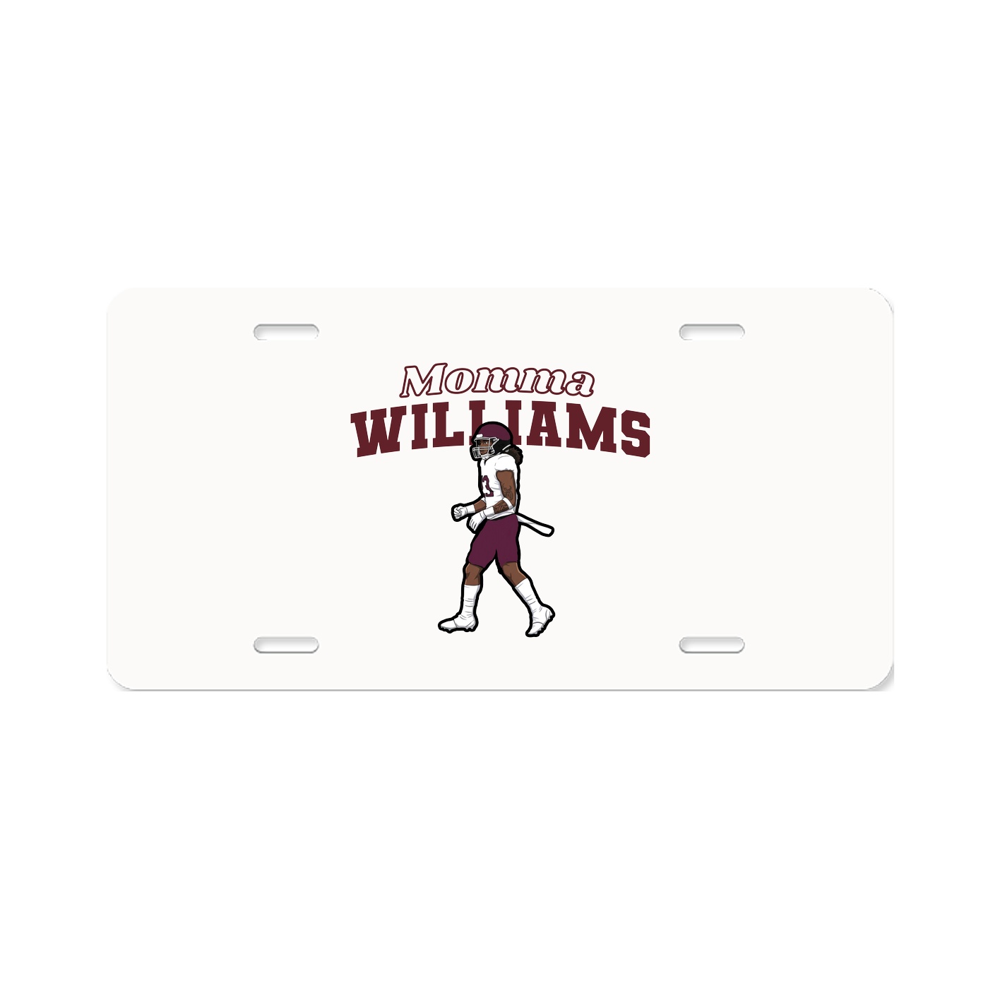 License Plate — Mothers Day Block in Classic