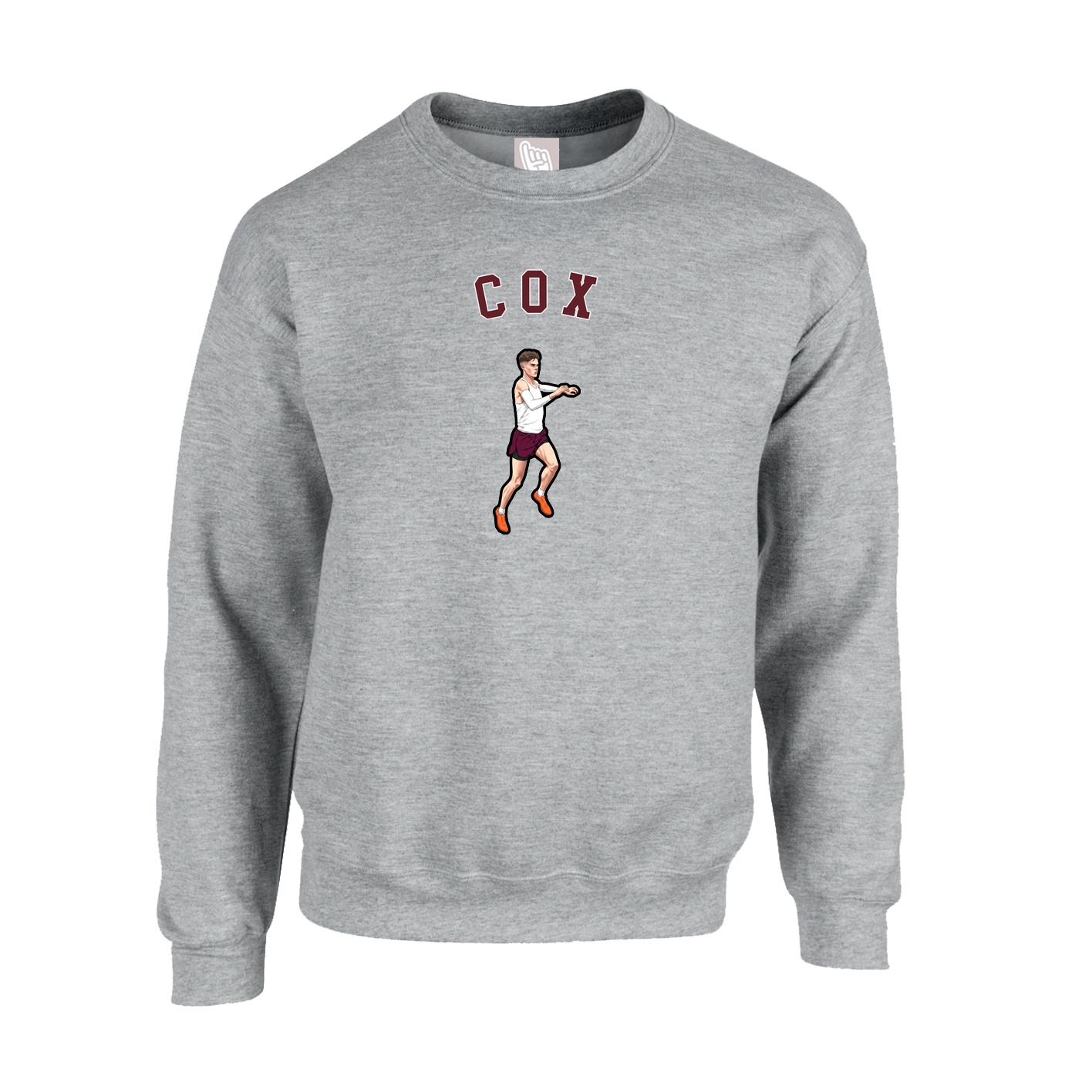 Fleece Crew — Shirsey Arch in Grey