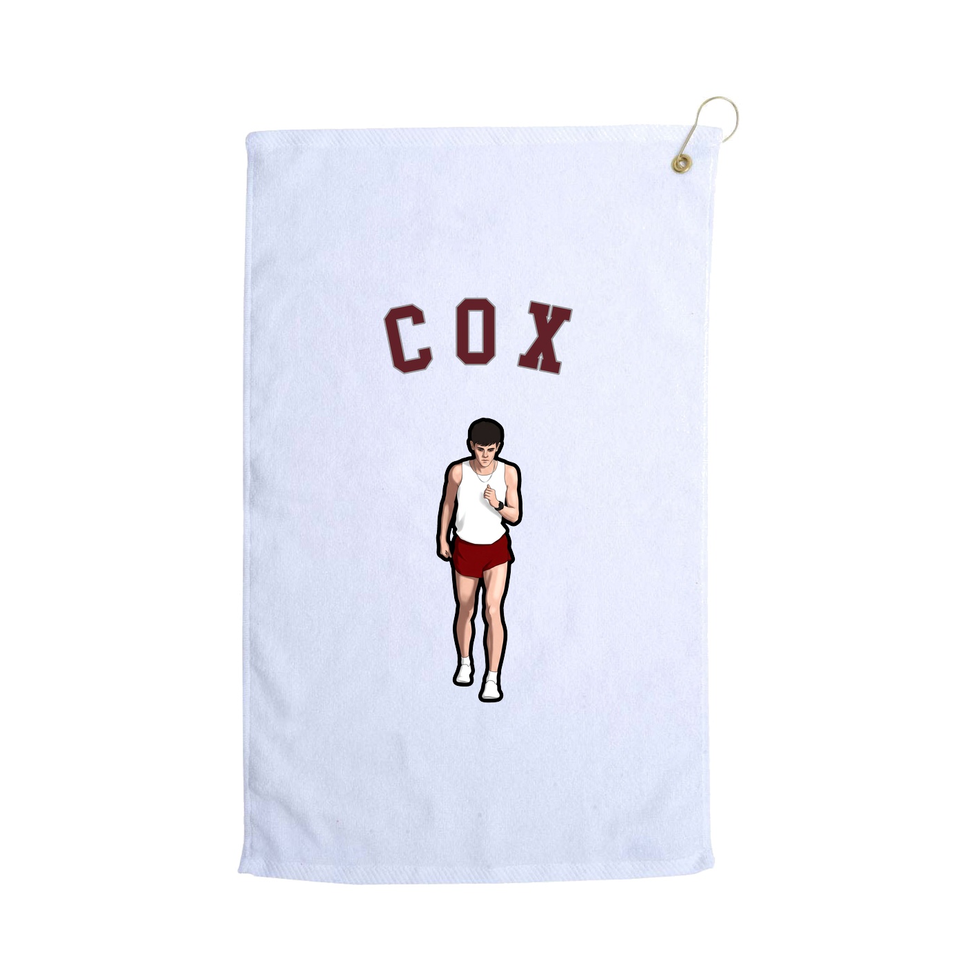 Golf Towel — Shirsey Arch in White