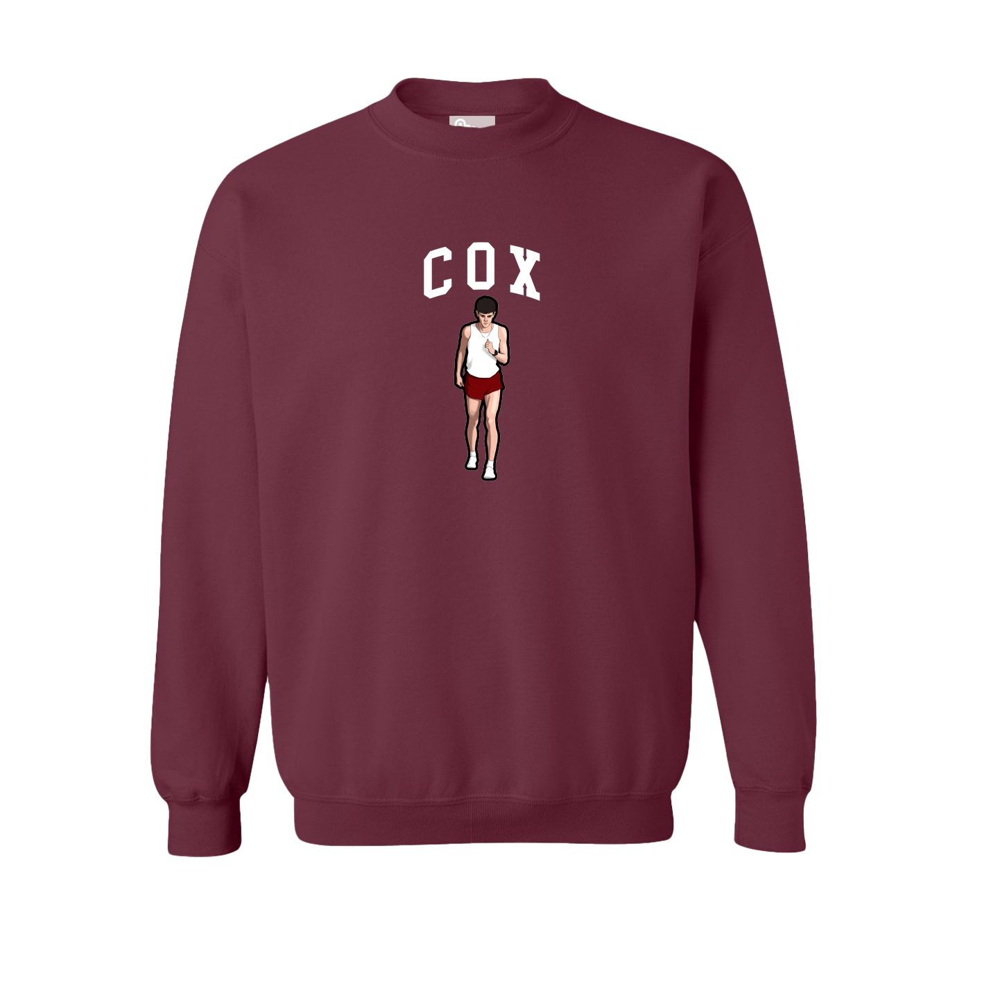 Fleece Crew — Shirsey in Maroon