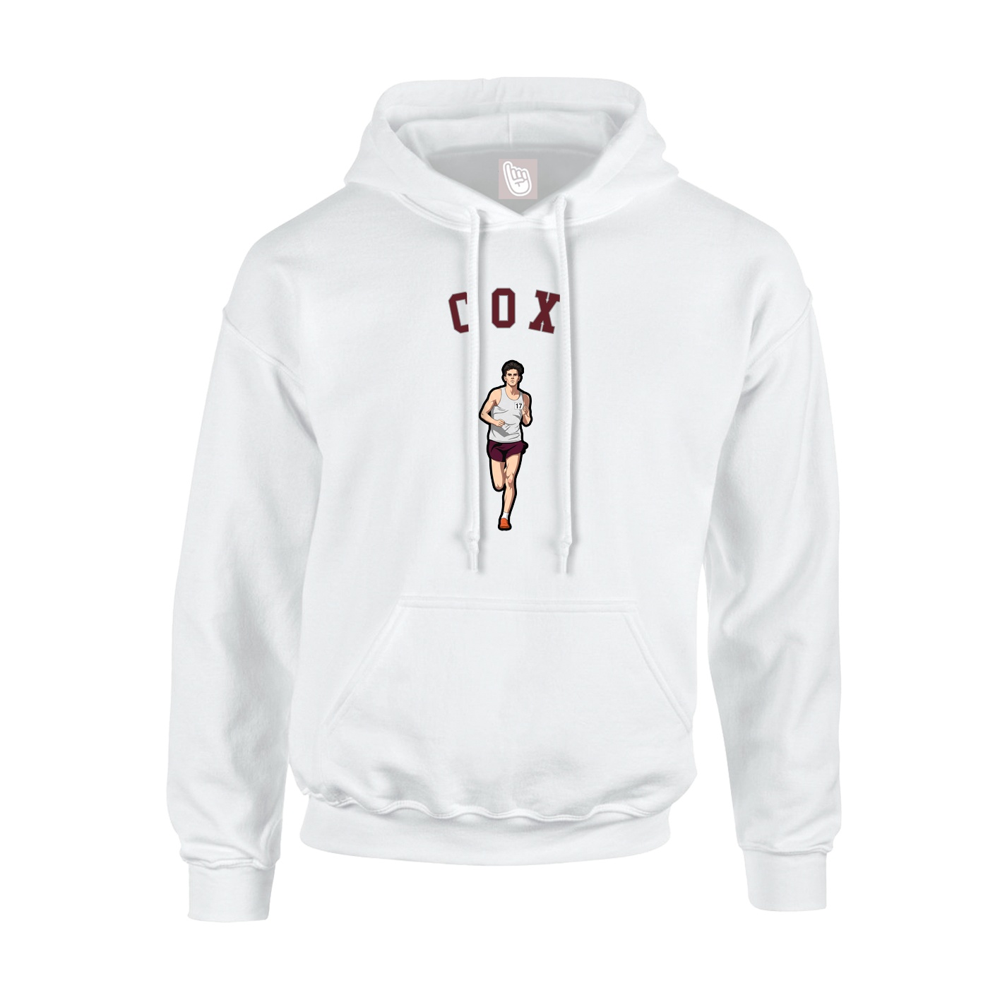 Youth Hoodie — Shirsey Arch in White