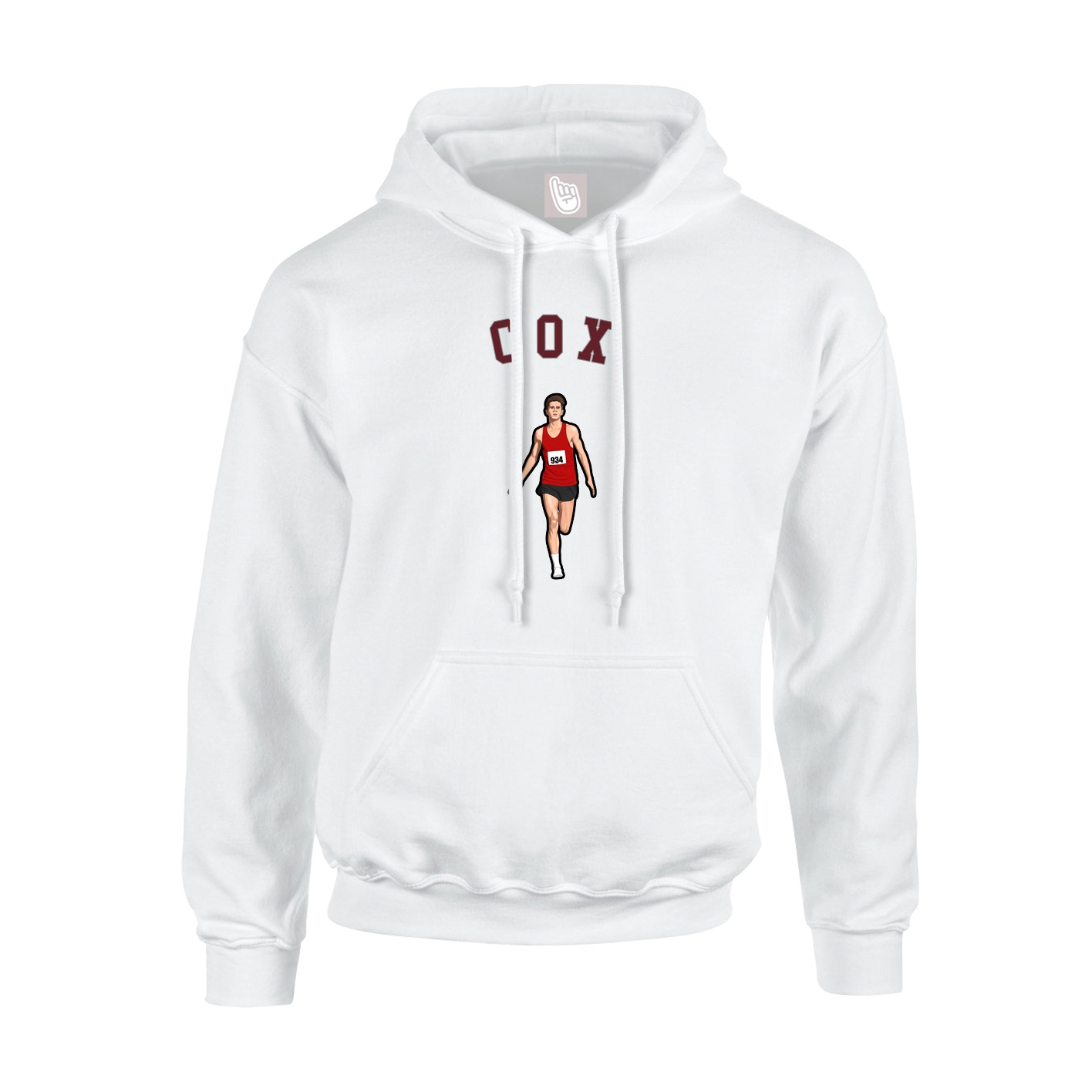 Hoodie — Shirsey Arch in White