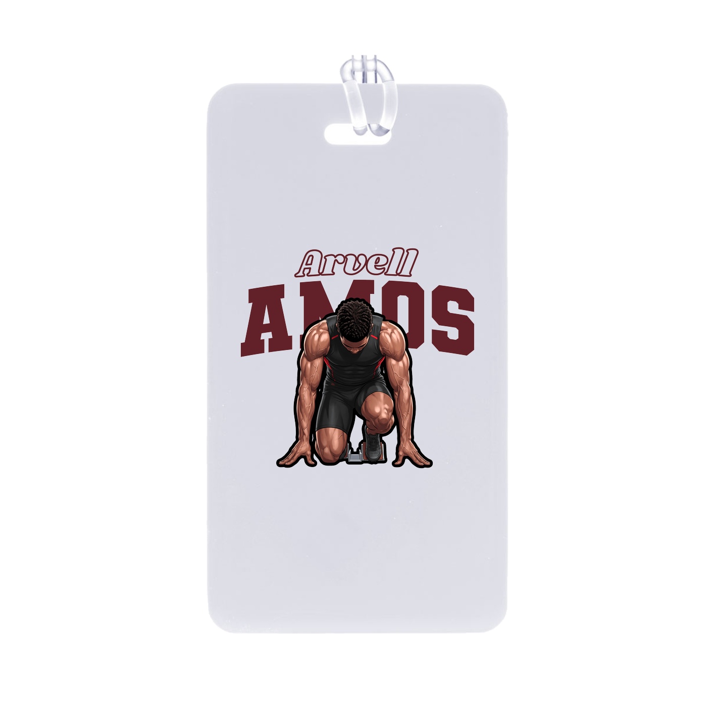 Bag Tag — Name Arch in Classic