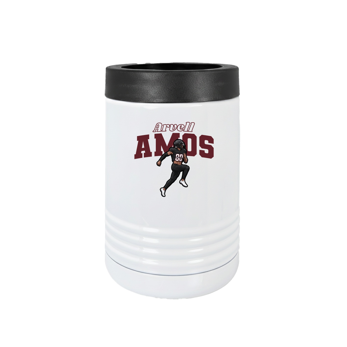 Beverage Holder — Name Arch in White