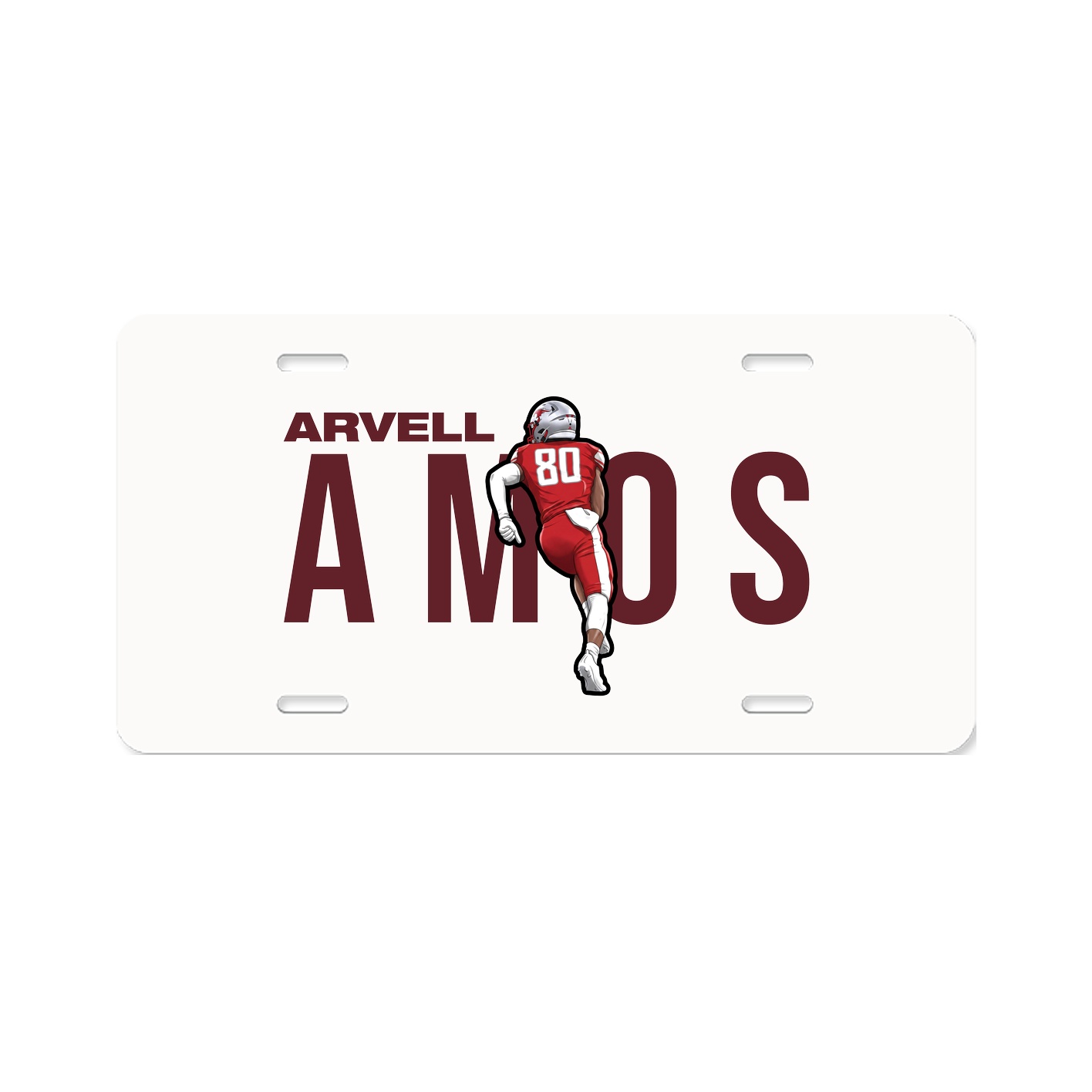License Plate — Player Name in Classic