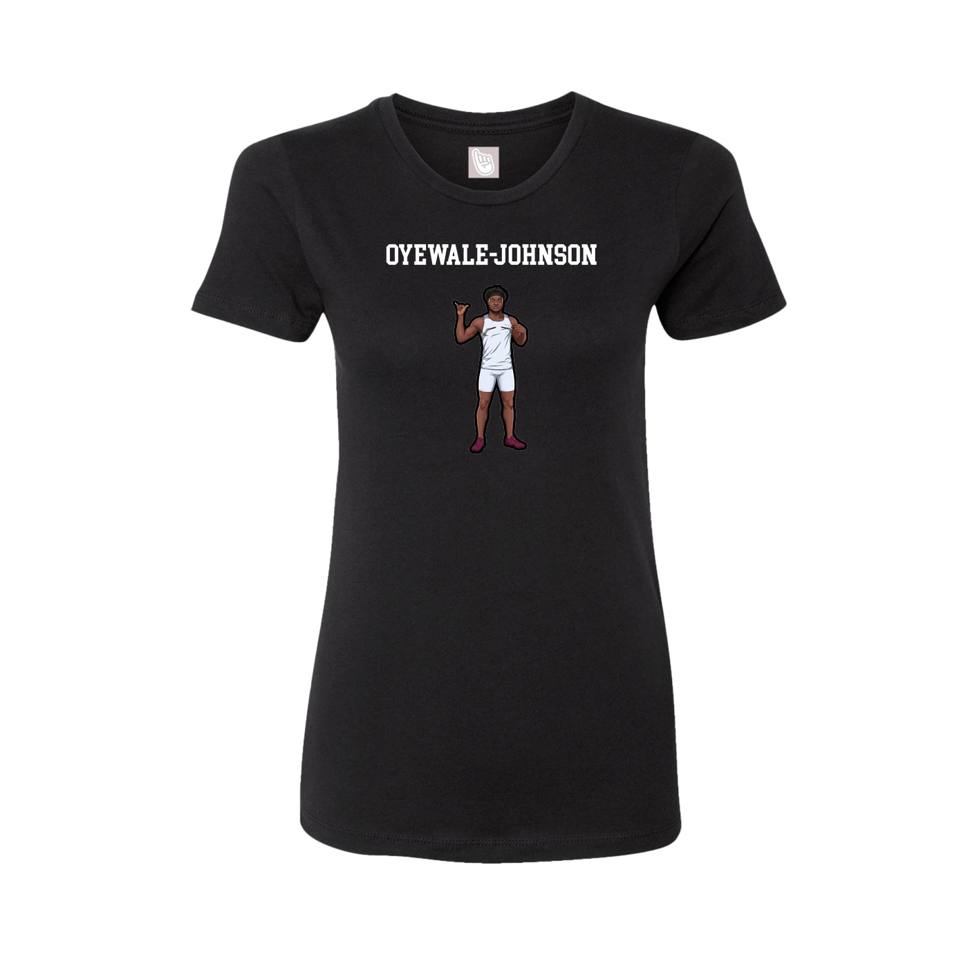 Fitted Women's Tee — Shirsey in Black