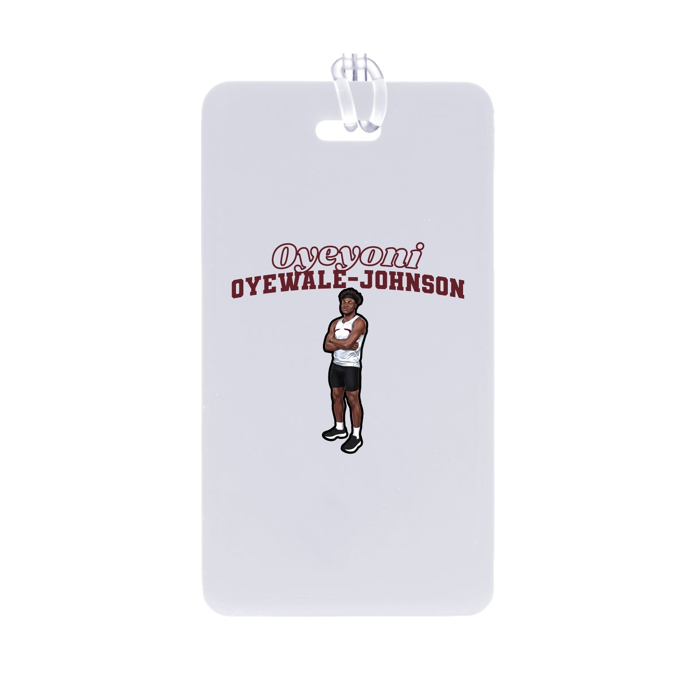 Bag Tag — Name Arch in Classic