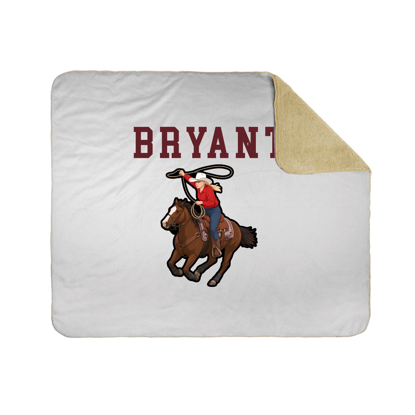 Throw Blanket — Shirsey in White