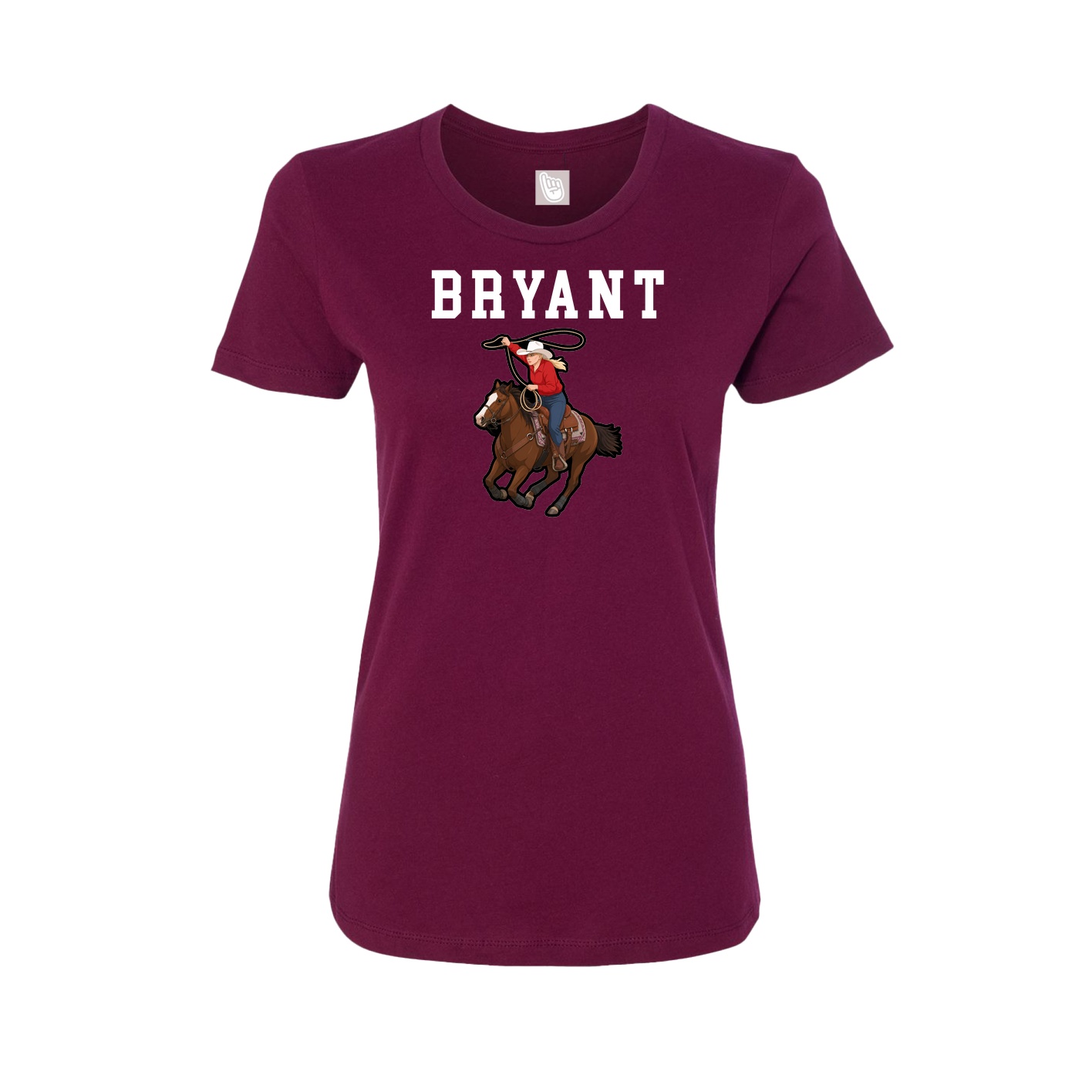 Fitted Women's Tee — Shirsey in Maroon