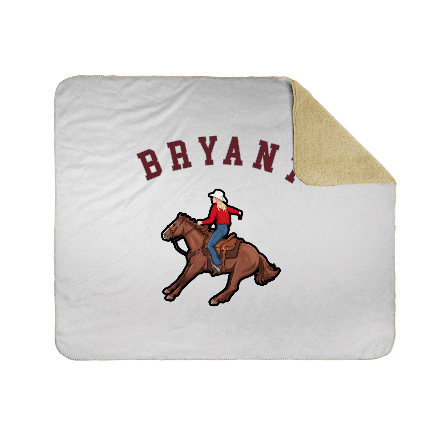 Throw Blanket — Shirsey Arch in White