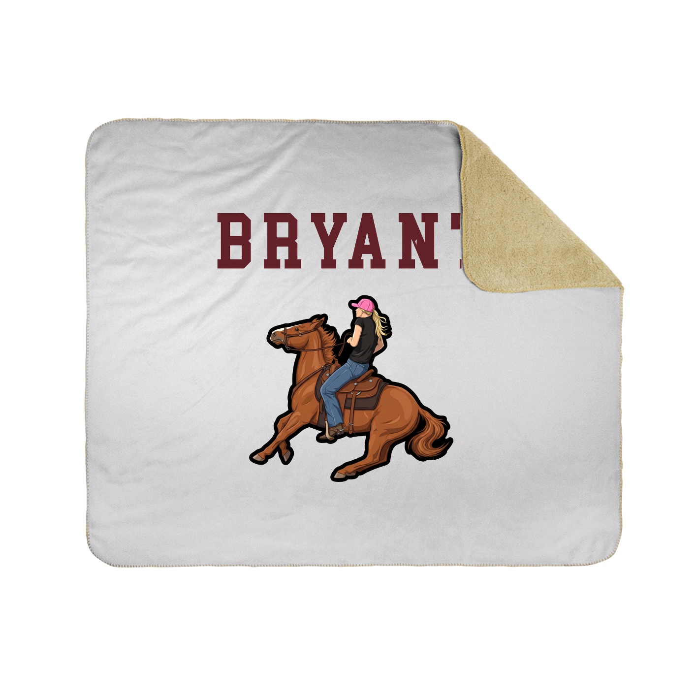 Throw Blanket — Shirsey in White