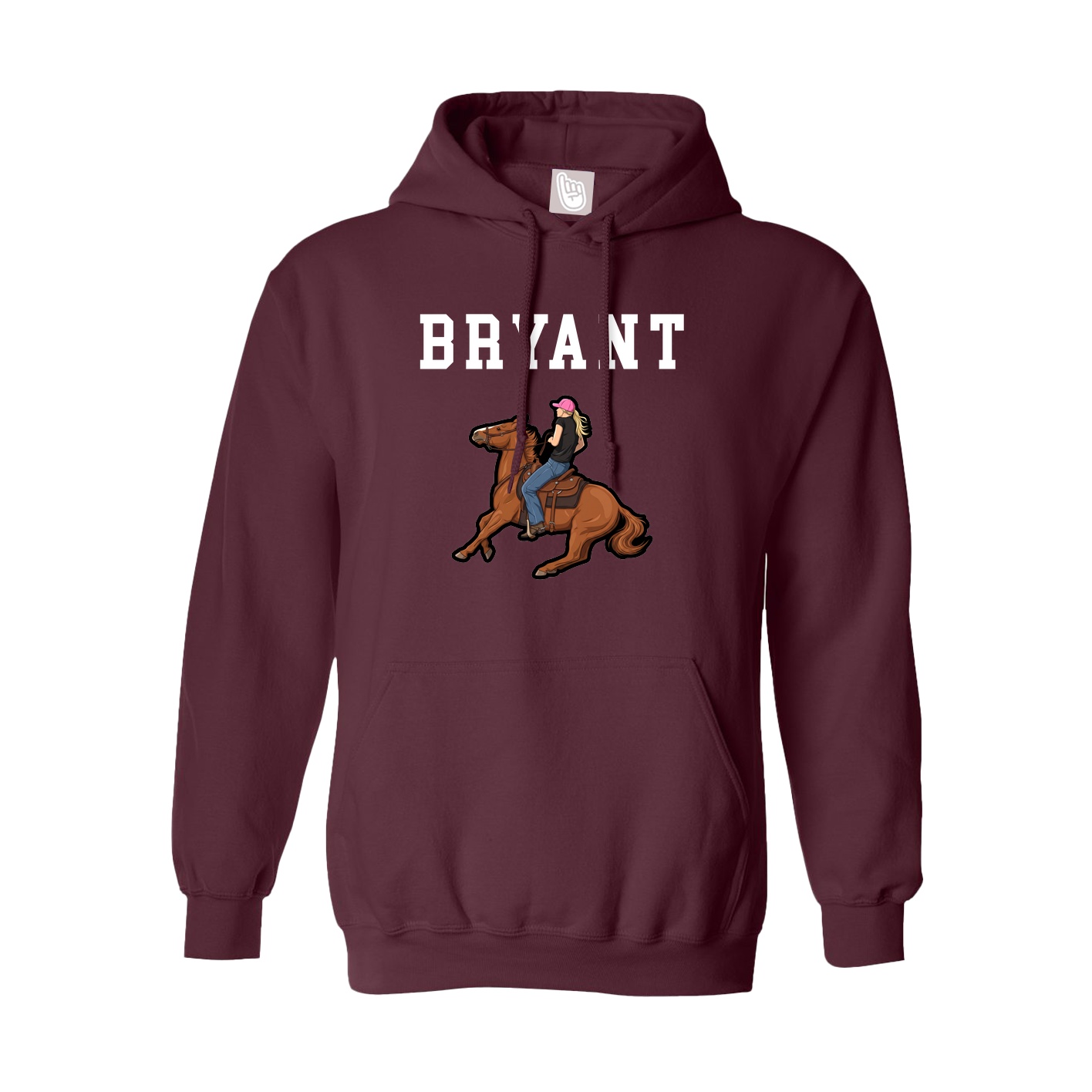 Hoodie — Shirsey in Maroon