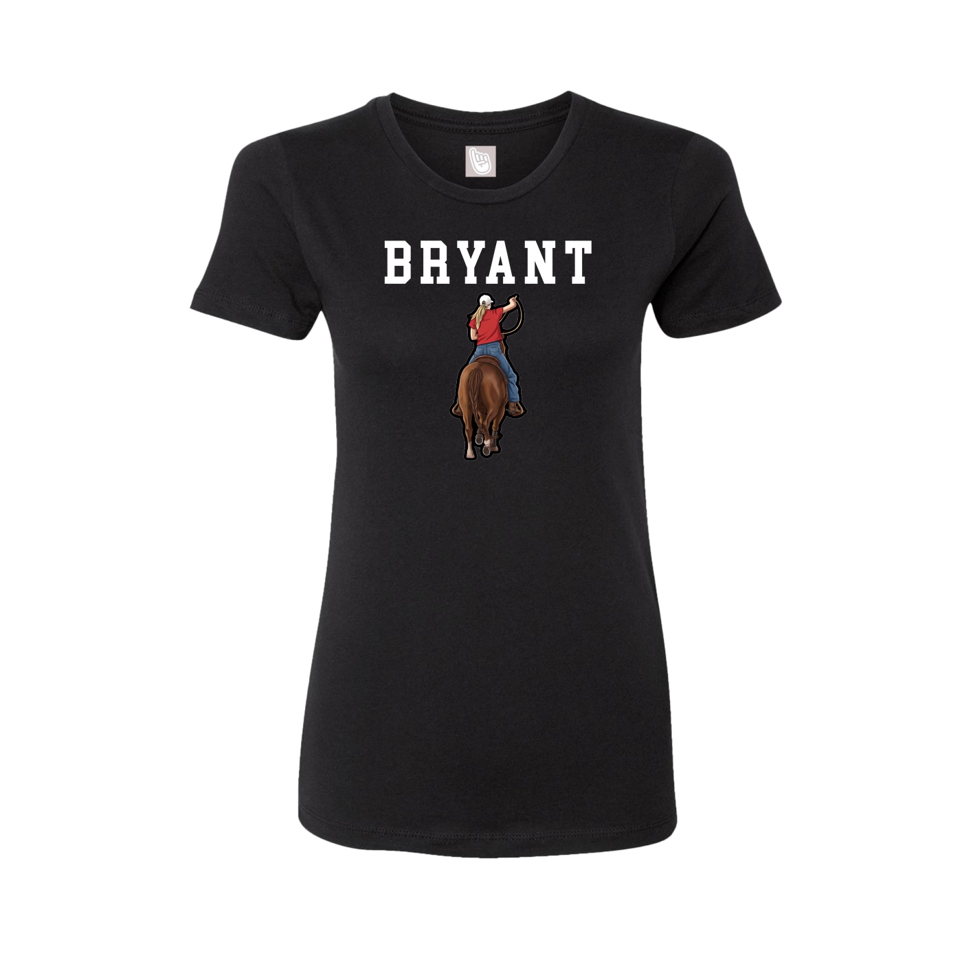 Fitted Women's Tee — Shirsey in Black