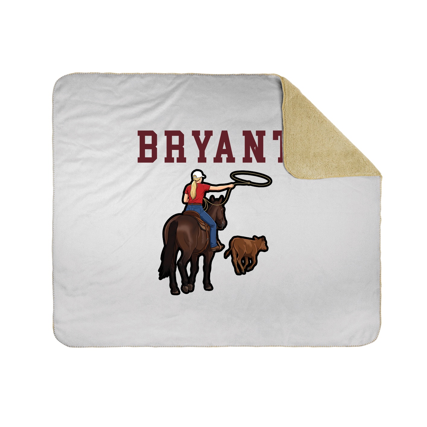Throw Blanket — Shirsey in White