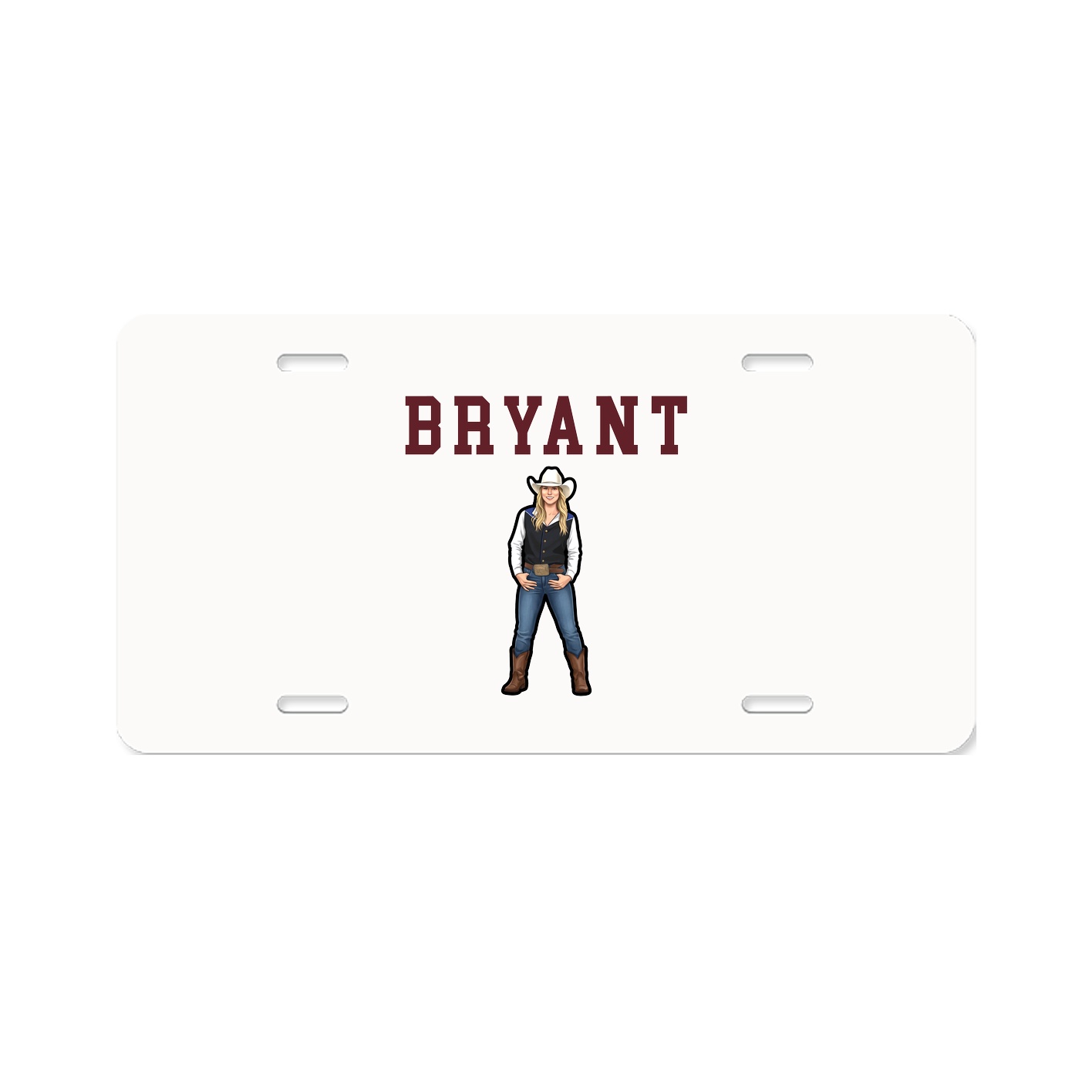 License Plate — Shirsey in Classic