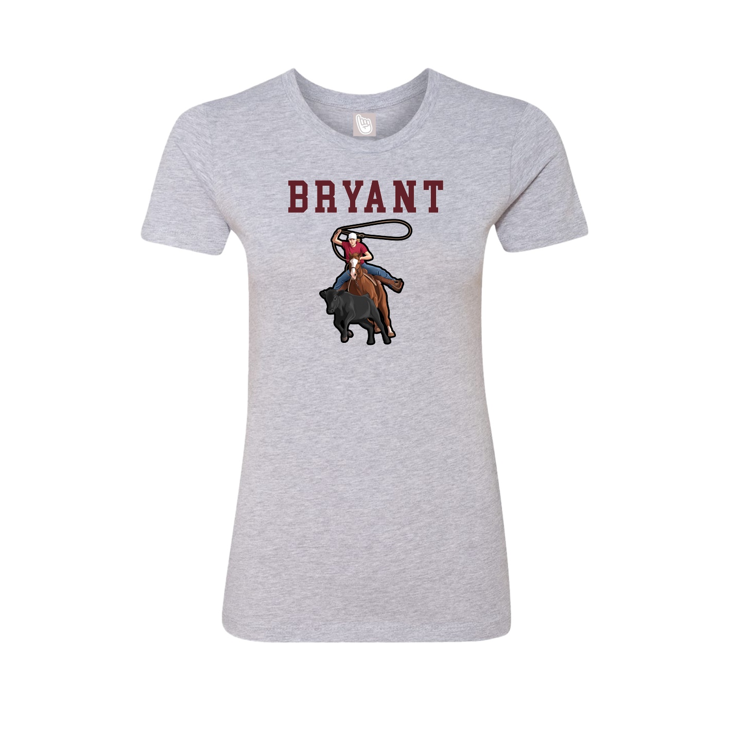 Fitted Women's Tee — Shirsey in Grey