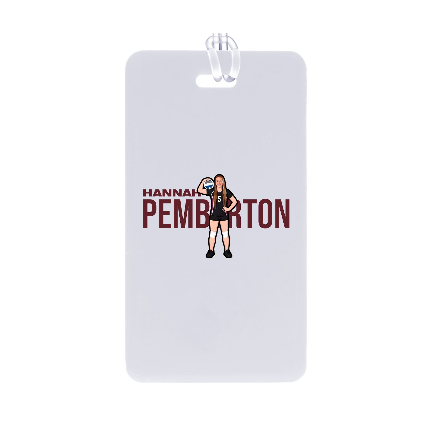 Bag Tag — Player Name in Classic