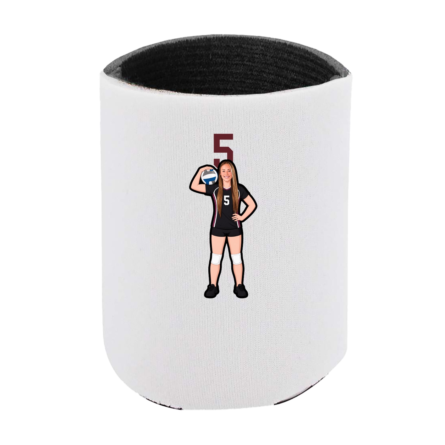 Can Holder — Number Top in White