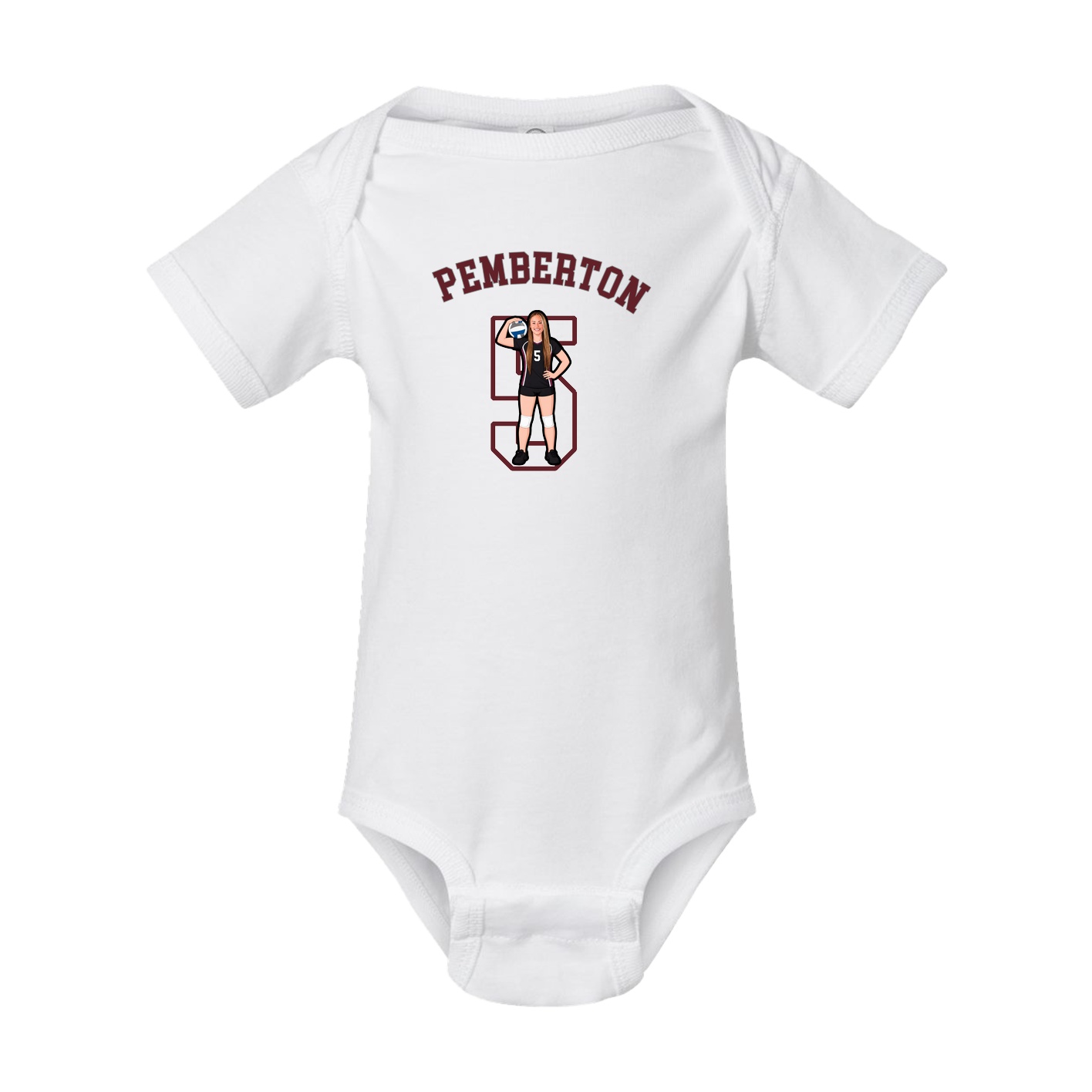 Baby Onesie — Shirsey Arch in White
