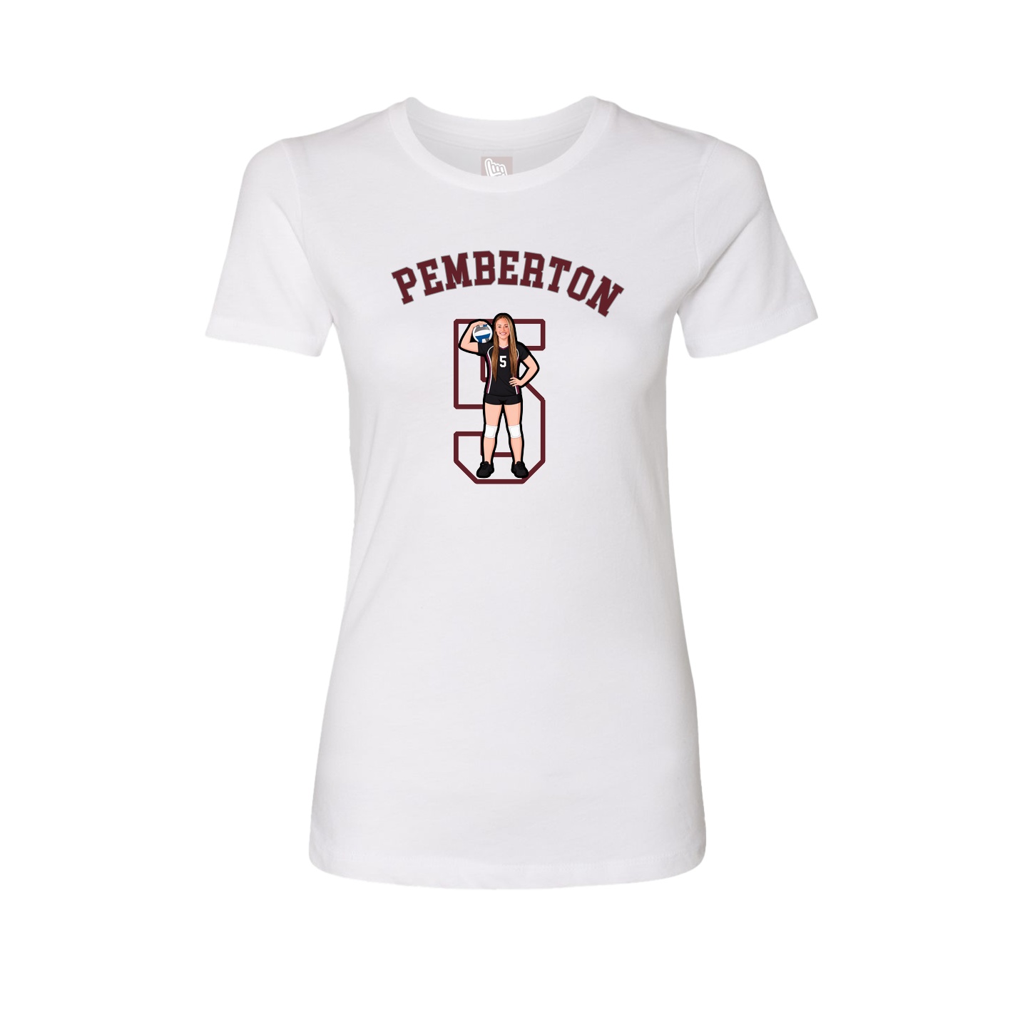 Womens Tee — Shirsey Arch in White