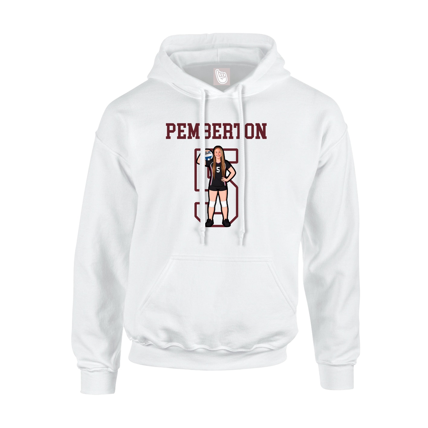 Youth Hoodie — Shirsey in White