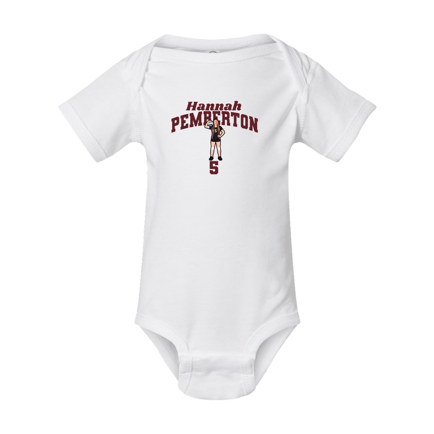 Baby Onesie — Signature Arch in White