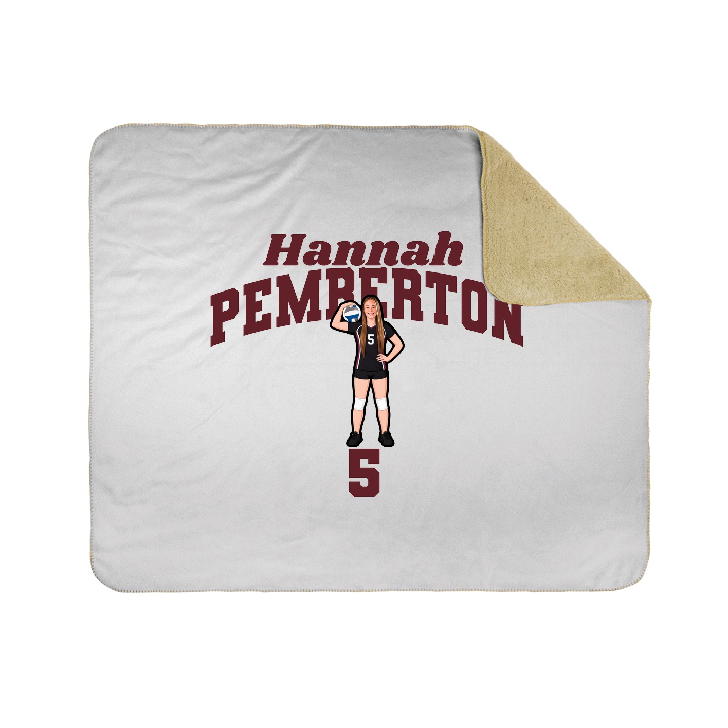 Throw Blanket — Signature Arch in White