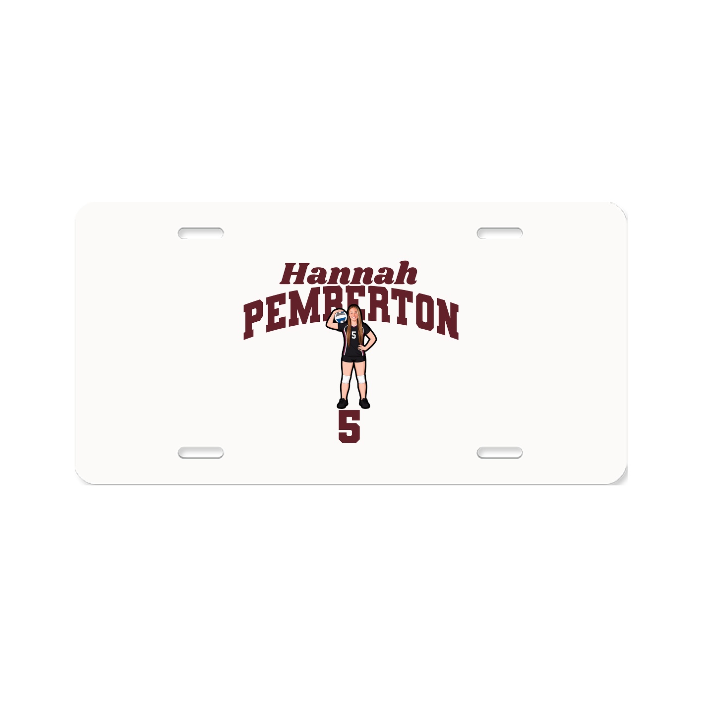 License Plate — Signature Arch in Classic