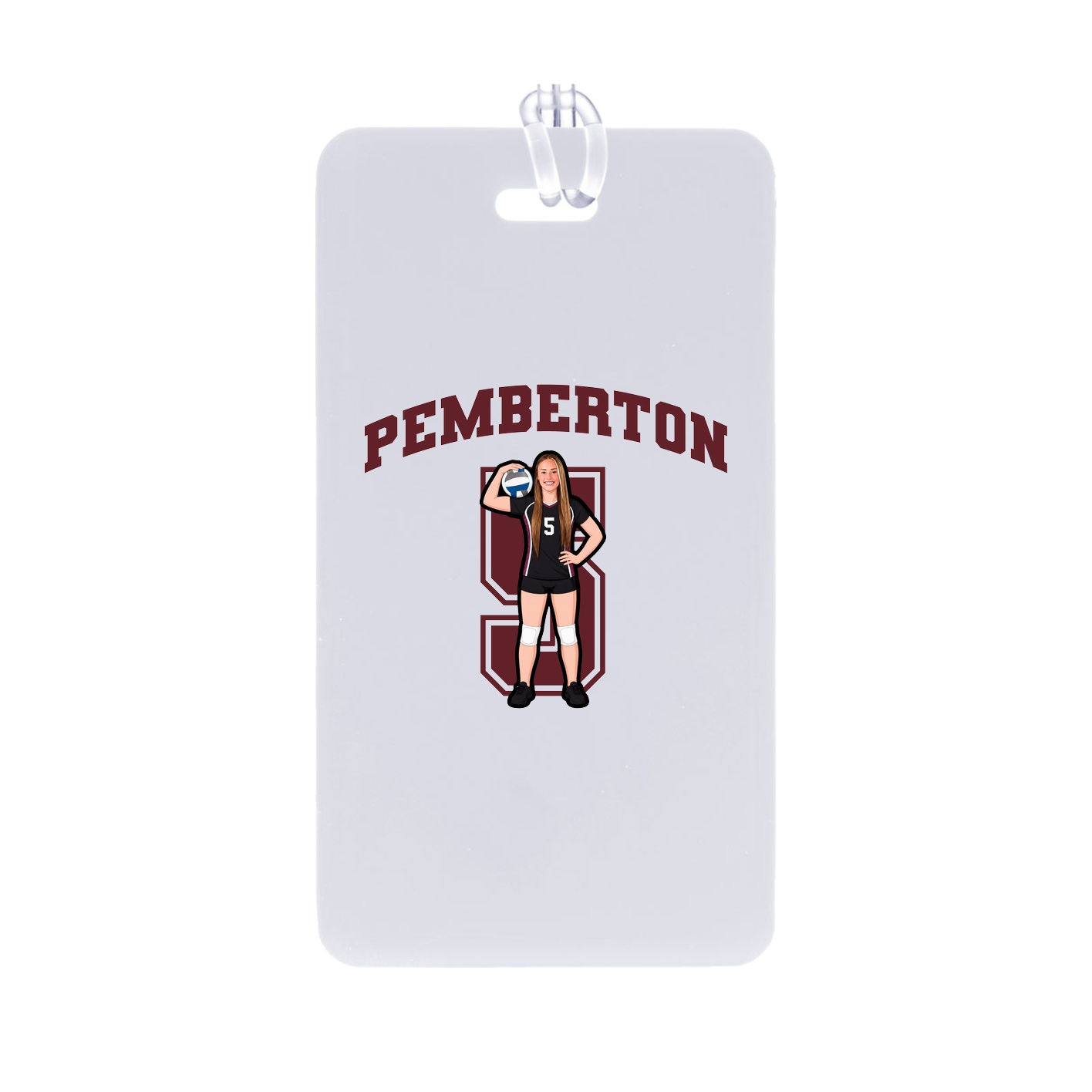 Bag Tag — Number in Classic