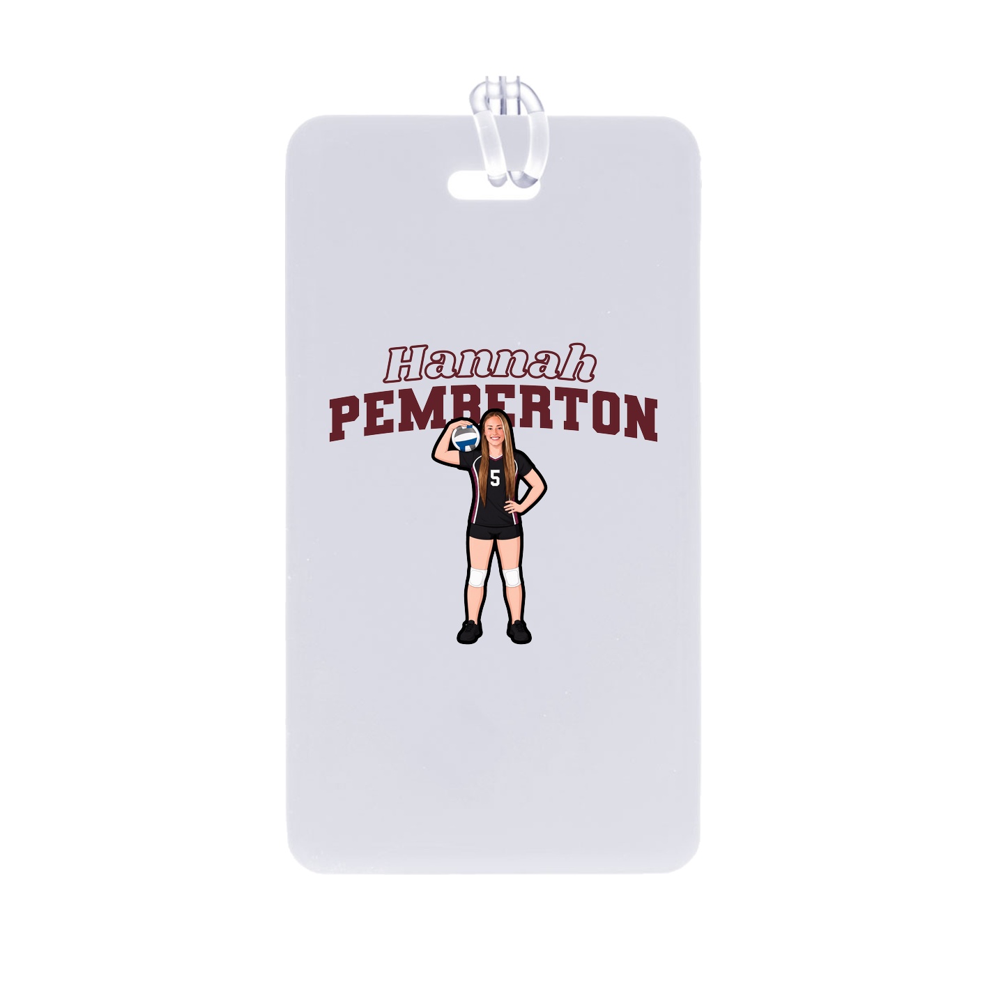 Bag Tag — Name Arch in Classic