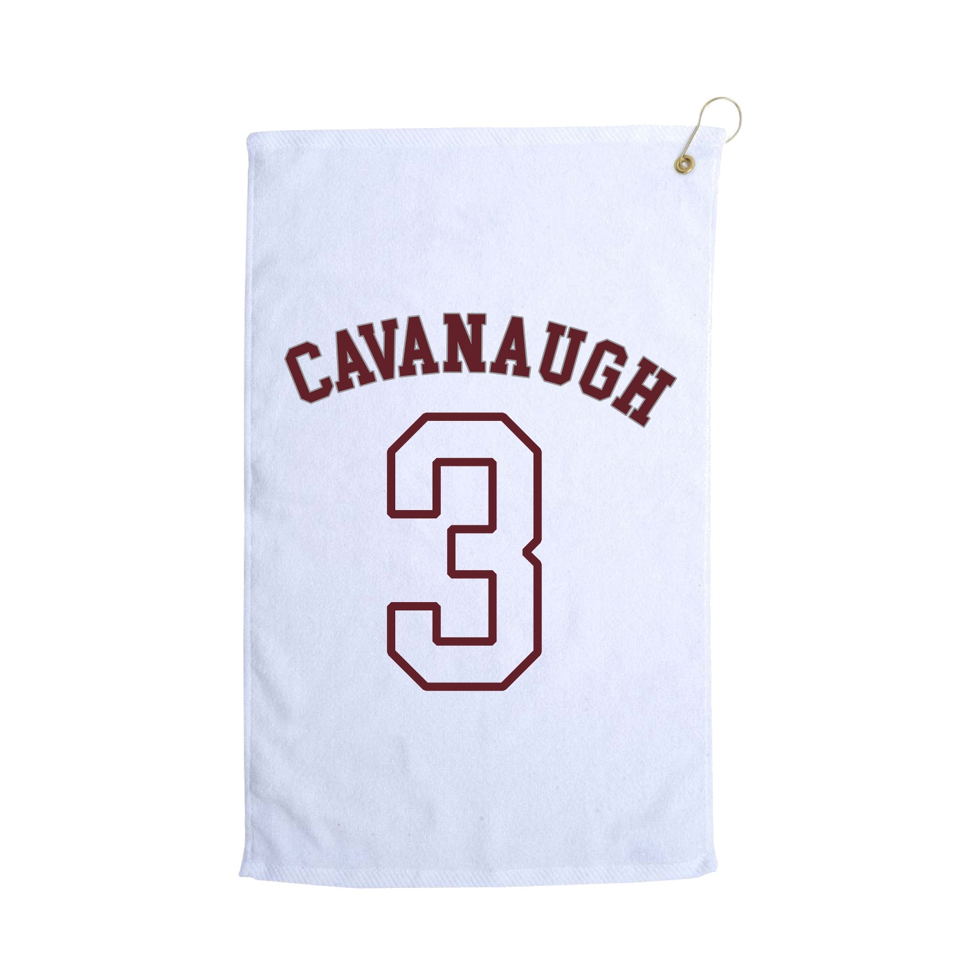 Golf Towel — Shirsey Arch in White