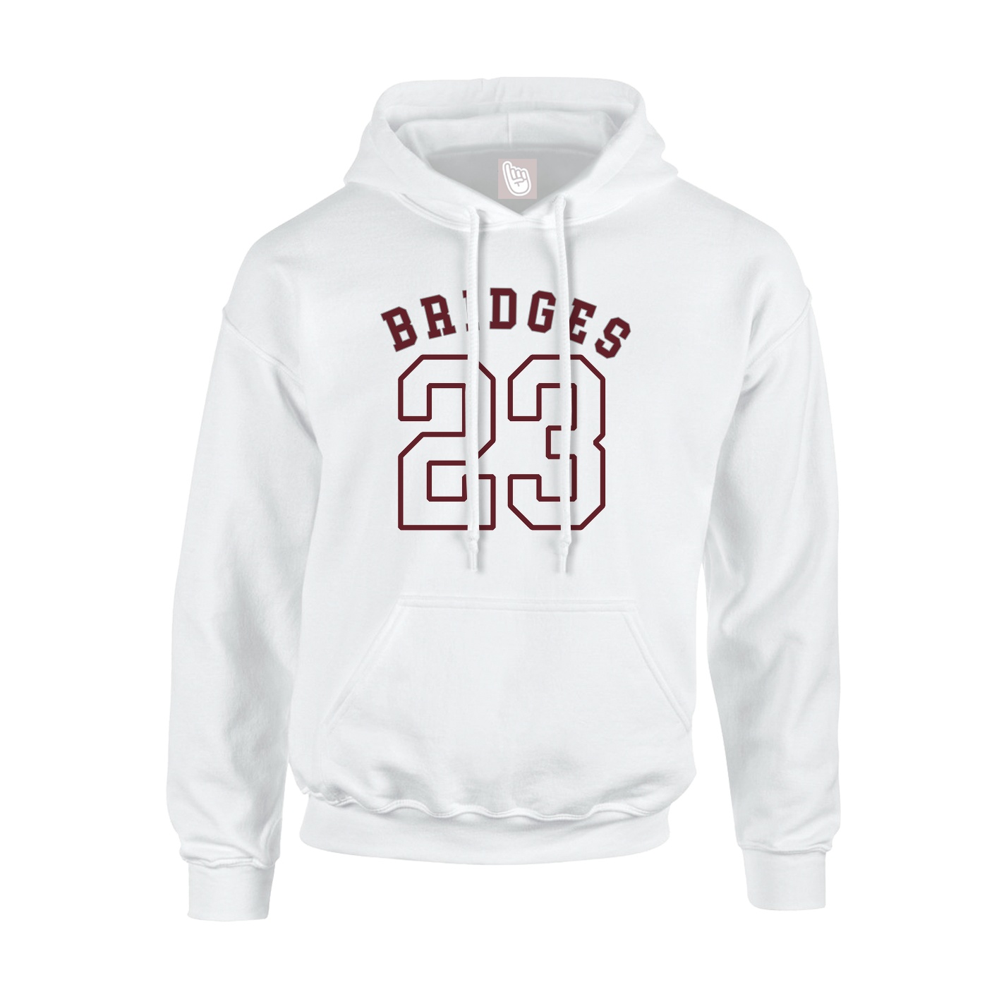 Hoodie — Shirsey Arch in White