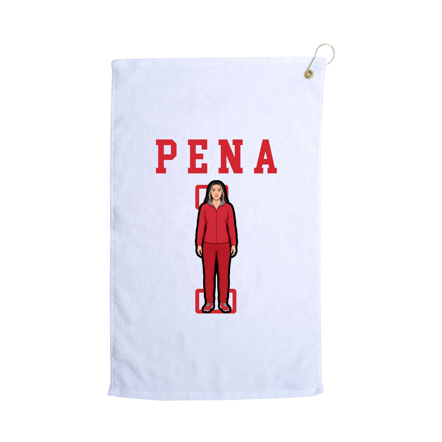 Golf Towel — Shirsey in White