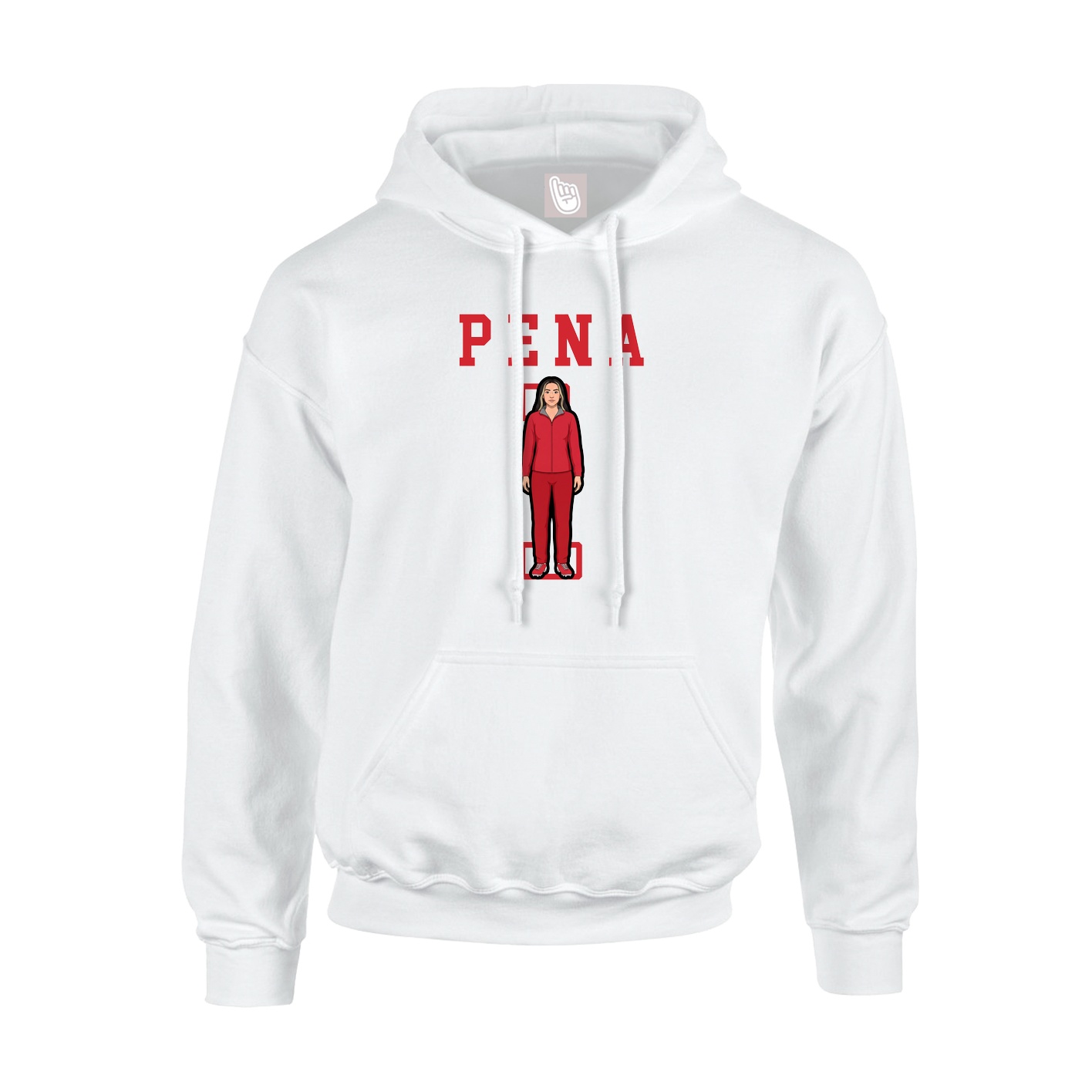 Hoodie — Shirsey in White