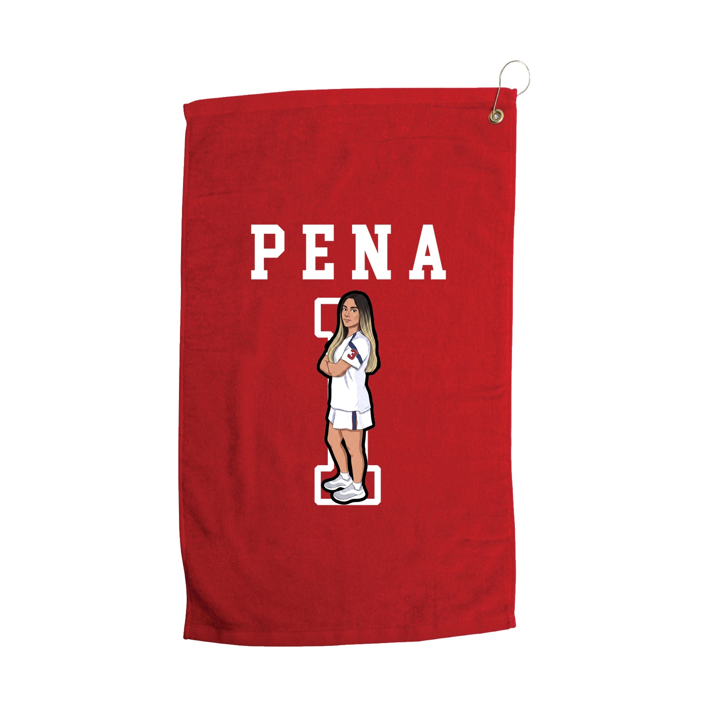 Golf Towel — Shirsey in Red