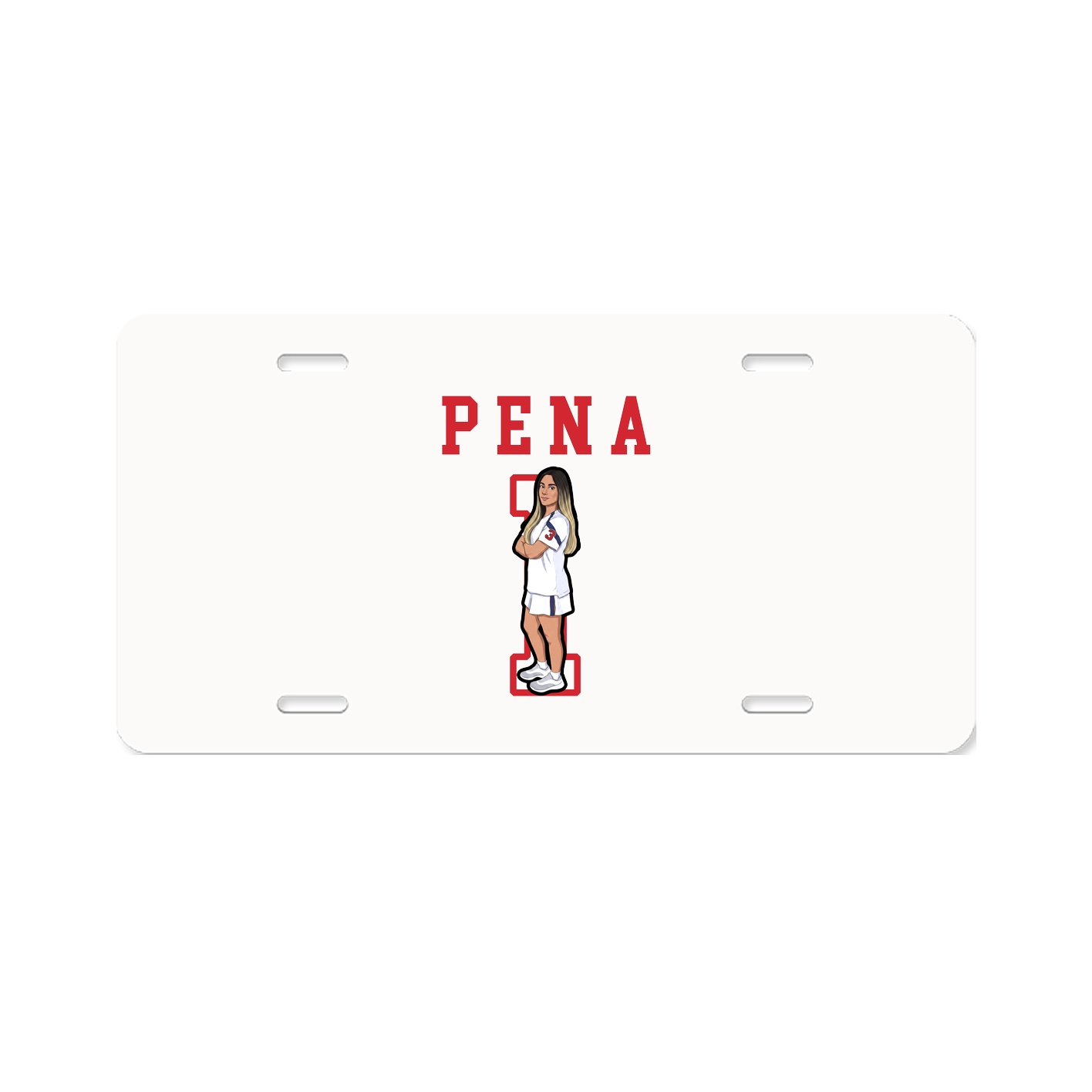 License Plate — Shirsey in Classic