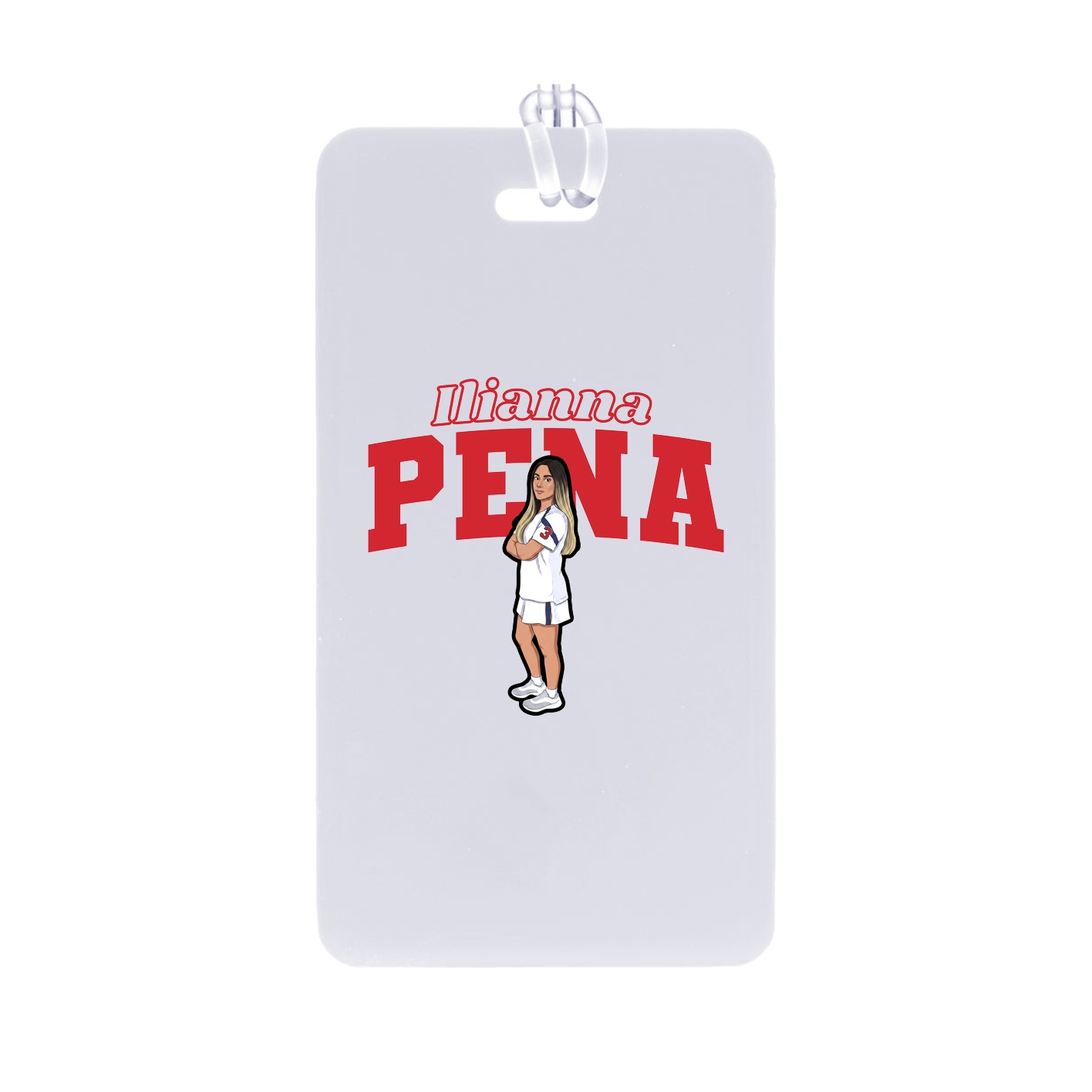 Bag Tag — Name Arch in Classic