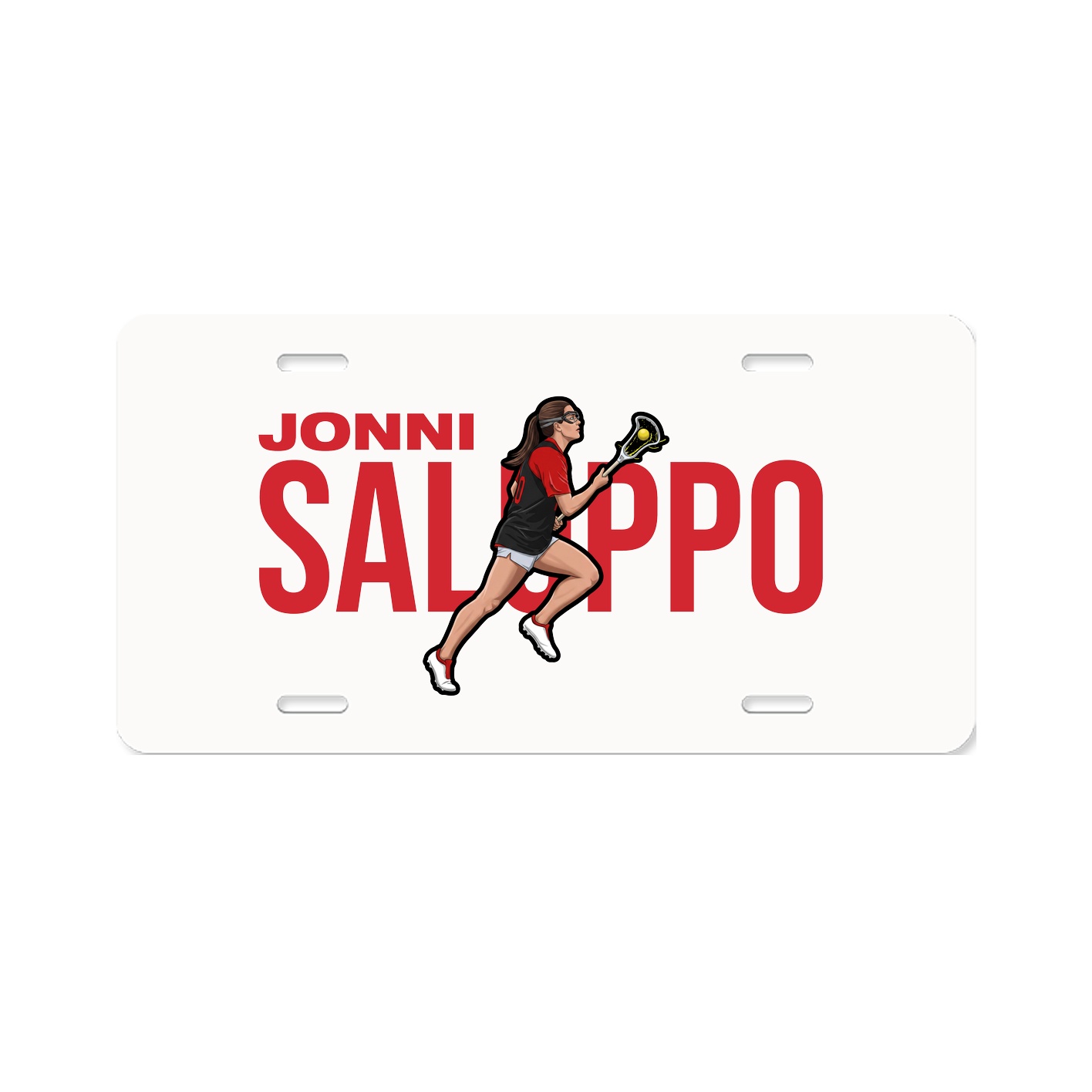 License Plate — Player Name in Classic